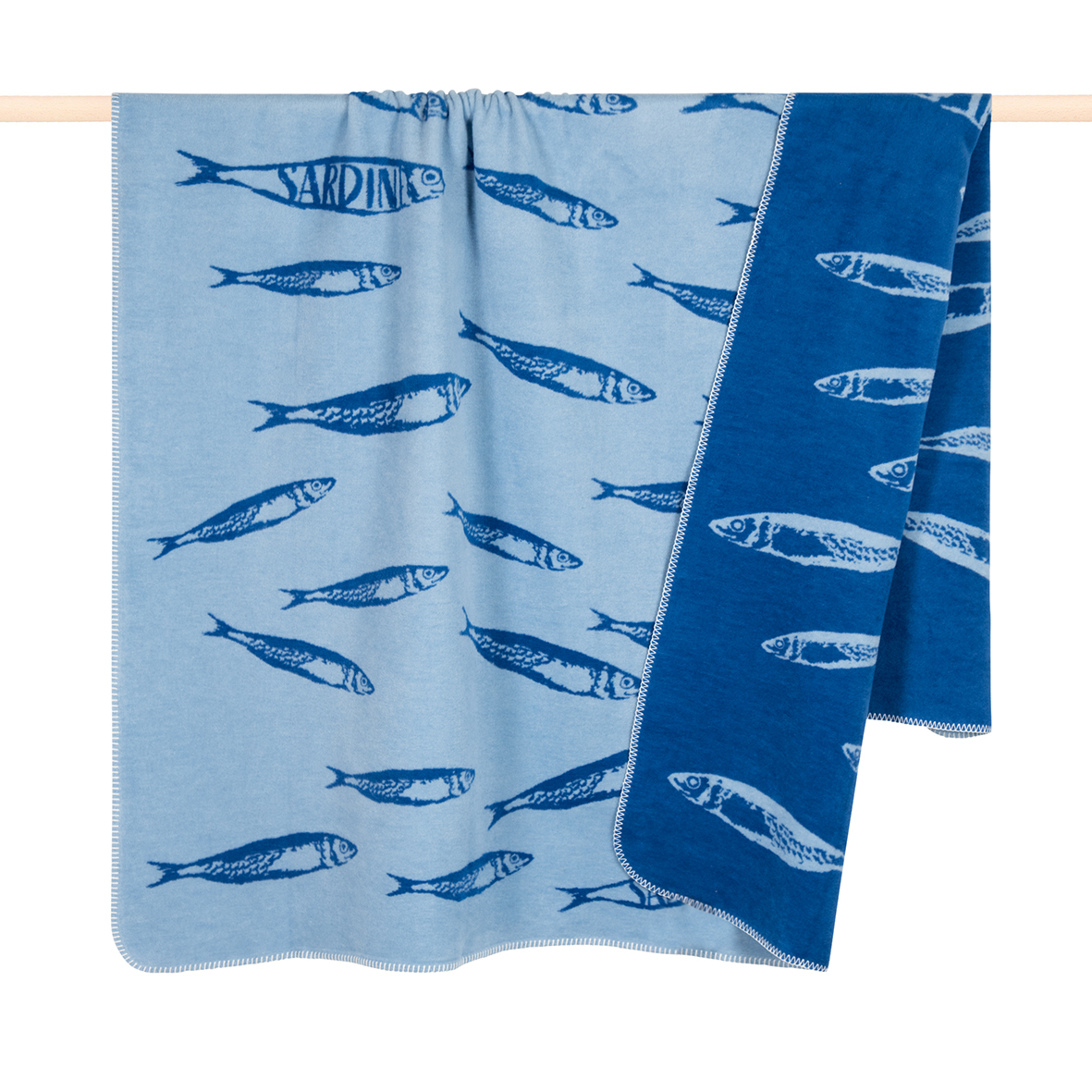 Pad Home Design Decke 150 x 200 cm FISH ca. 150x200 cm in blue Pad Home Design Decke 150 x 200 cm FISH ca. 150x200 cm in blue
