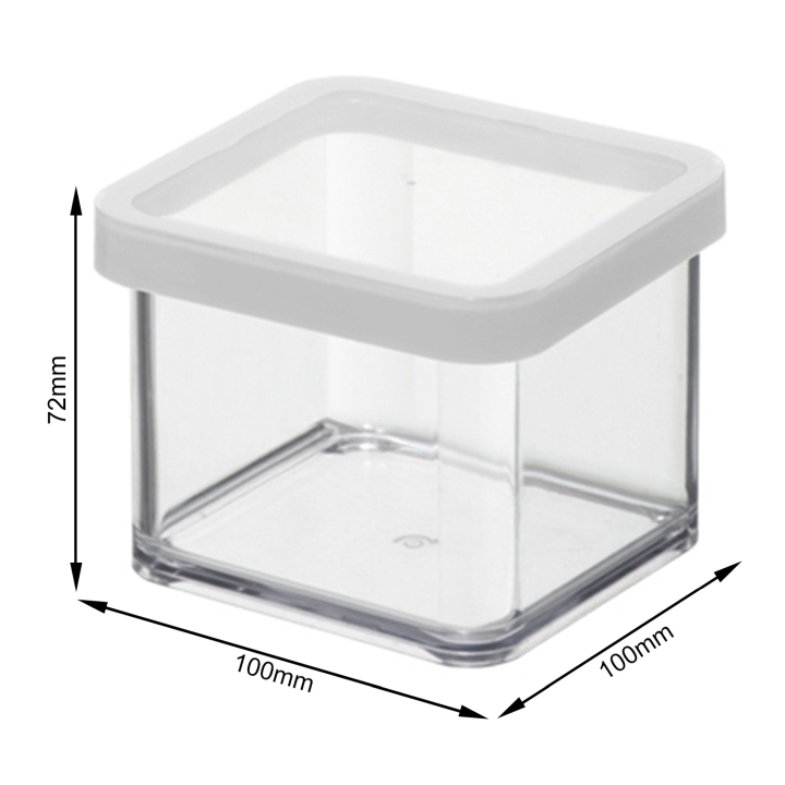 Rotho Premium Dose LOFT in Farbe Transparent