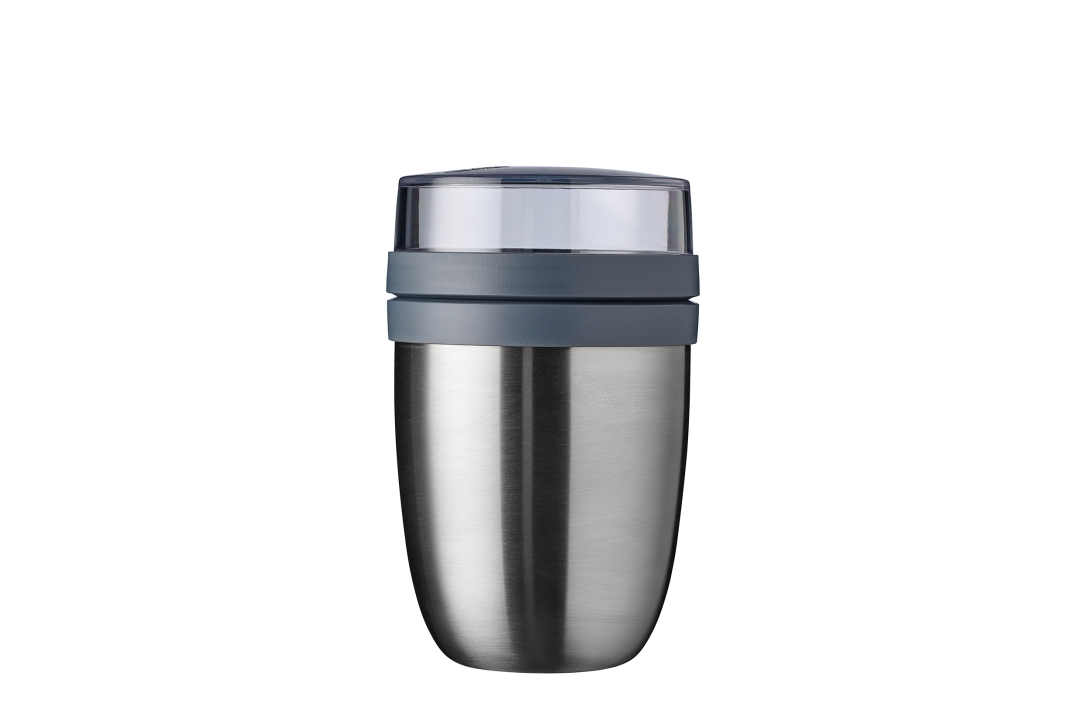 Mepal Thermo Lunchpot Ellipse 500 ml + 200 ml in Farbe Gebürstet