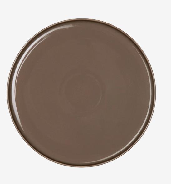 ASA Selection Dessertteller COPPA in Farbe braun ASA Selection Dessertteller COPPA in Farbe braun, ebony braun, Metallplatte, glatte Oberfläche, runde Platte, Küchenartikel
