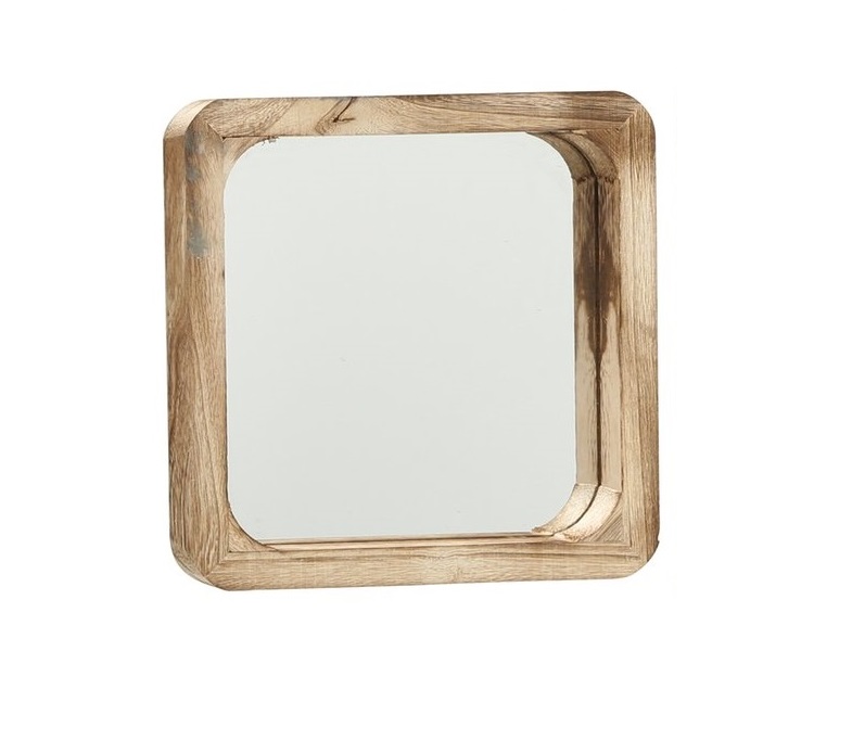 Boltze Spiegel Mambo 25x25cm in Farbe Materialmix natur
