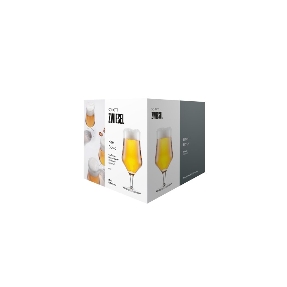 Schott Zwiesel Craftglas BEER BASIC 450ml, 4er-Set