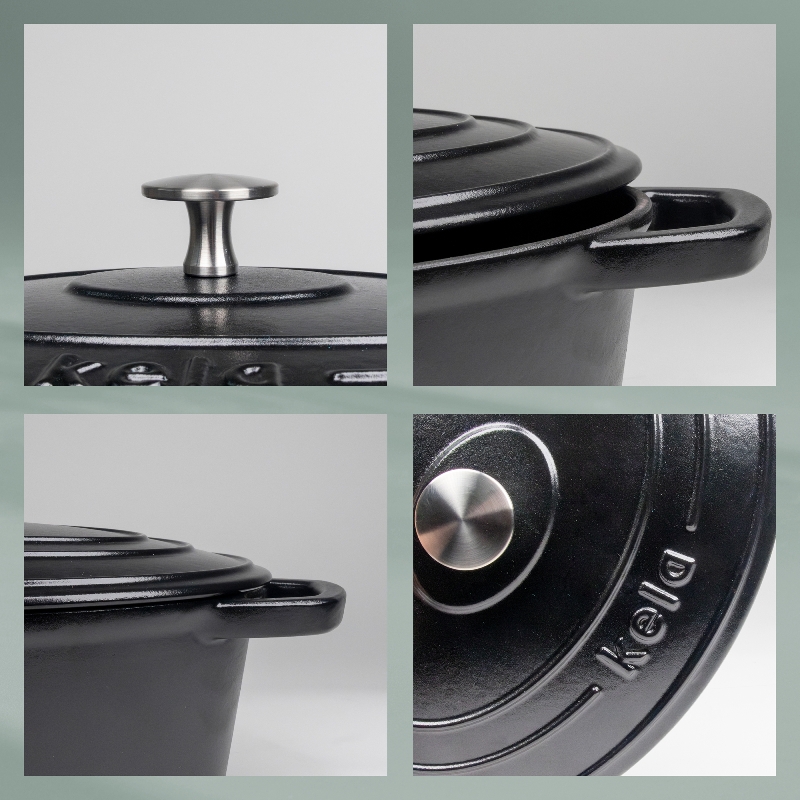 Keck & Lang Bräter CALIDO 4 Ltr. in schwarz