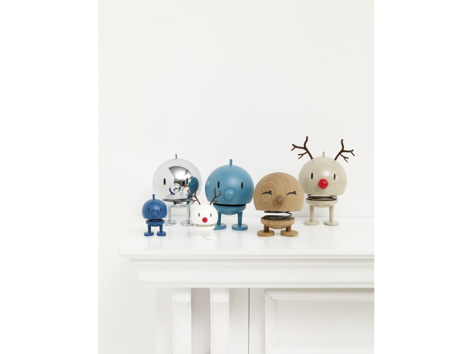 F&H Hoptimist REINDEER BUMBLE S in Farbe Weiß, Spielzeug, Sphäre, Plüsch, Figur