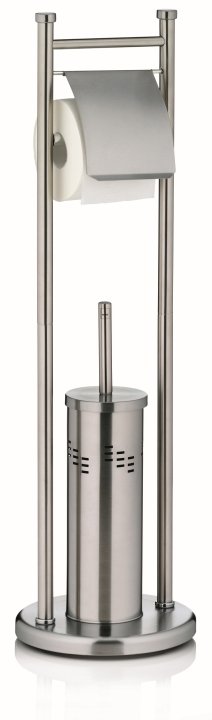 Keck & Lang Toilettengarnitur Swing in Silber Matt