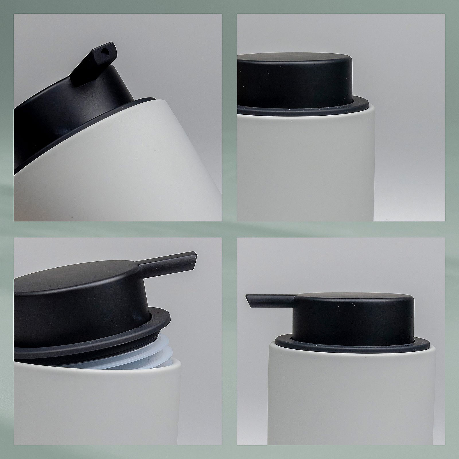 Kela Seifenspender Sana SANA in hellgrau, Lampe