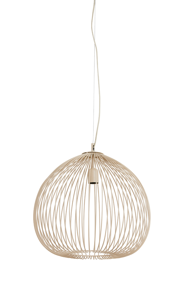 Light & Living Hängeleuchte RILANA Durchm. 45x45cm in beige matt