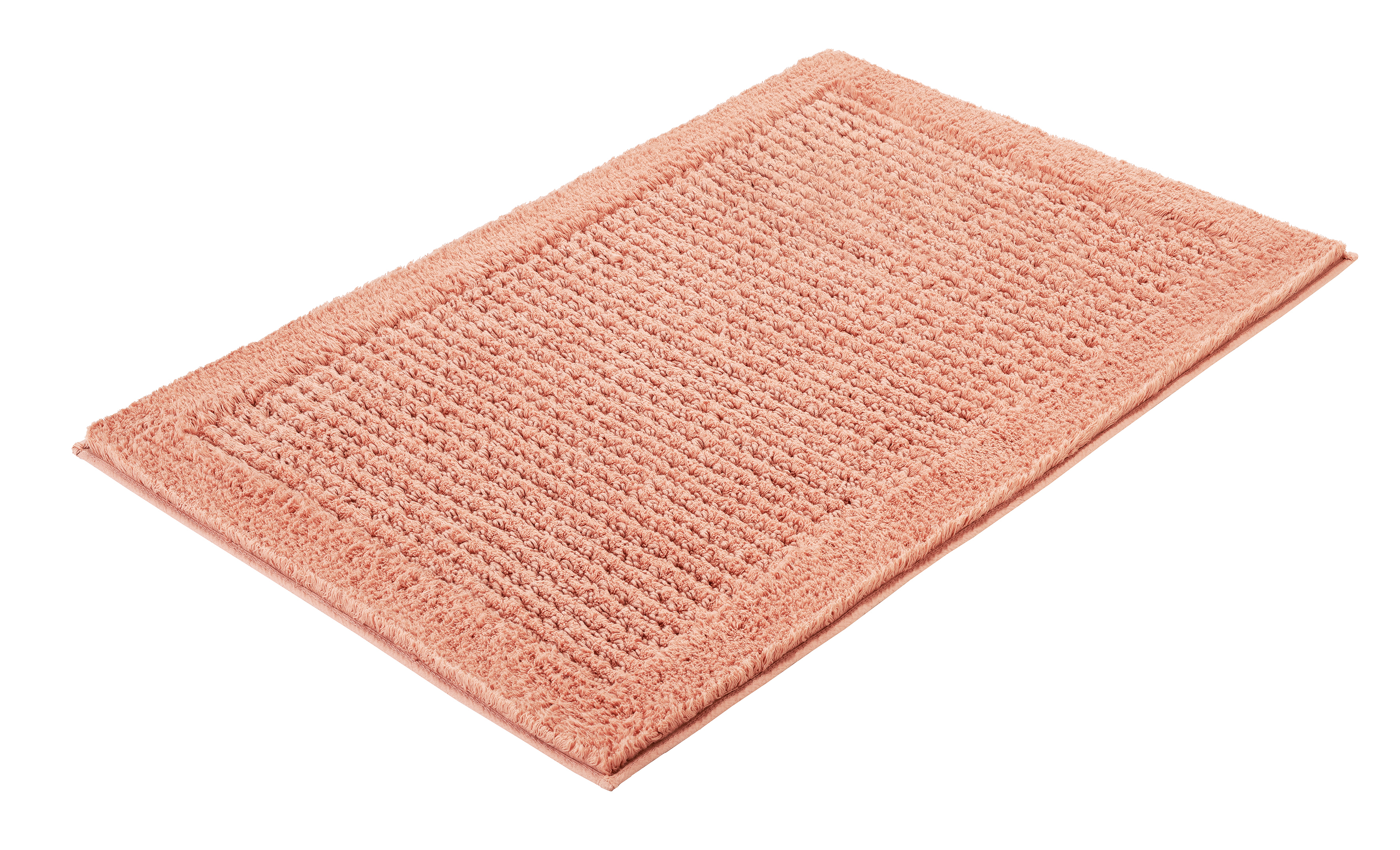 Kleine Wolke Badteppich NET ca. 60x90cm in Farbe Papaya