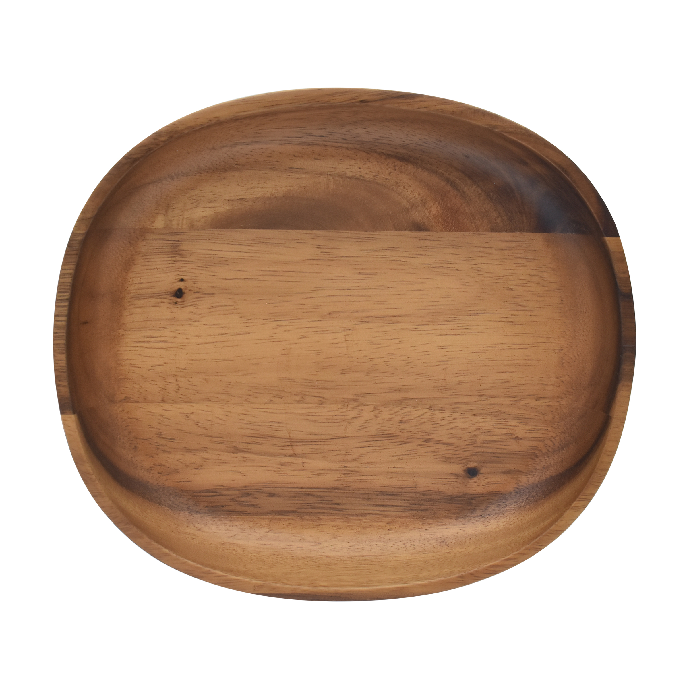 CreaTable Servierplatte Ora in Farbe Holzfarben glänzend