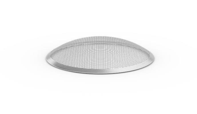 Funkenschutz MOON 45 in Edelstahl, Metallsieb, Maschensieb, Rundesieb, Edelstahl, Küchengerät