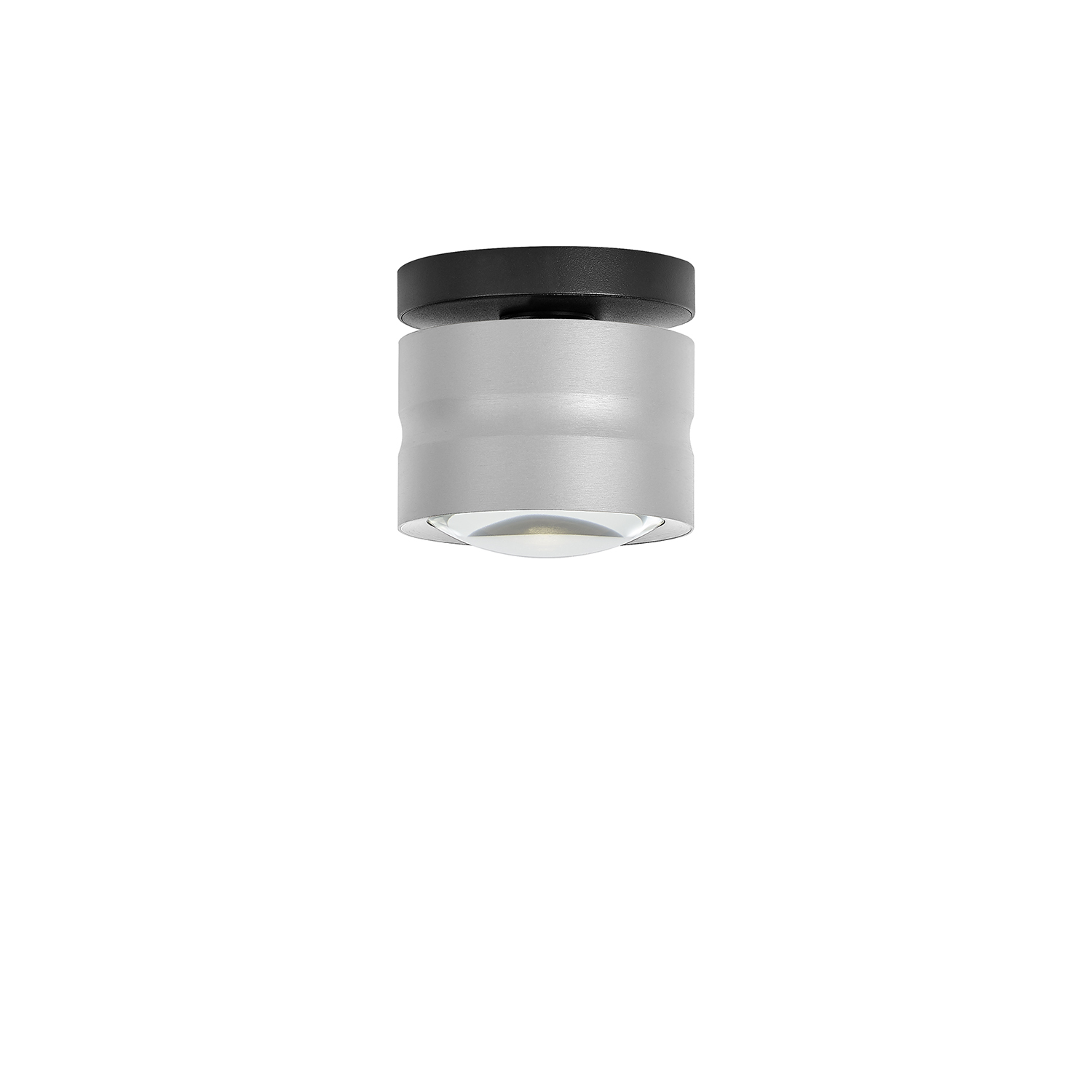 B-Leuchten LED-Deckenleuchte Durchmesser ca. 11cm, Höhe ca. 11cm in Alu eloxiert, Deckenleuchte