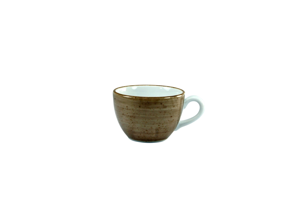CreaTable Kaffeeobere Vintage Nature in Farbe Schlamm glänzend