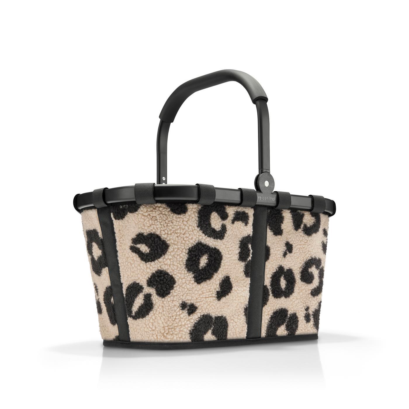 Reisenthel CARRYBAG in Farbe teddy leo cream Reisenthel CARRYBAG in Farbe teddy leo cream, Tasche, Henkeltasche, Leopard, Kuschelfell, Gebrauchsmaterial