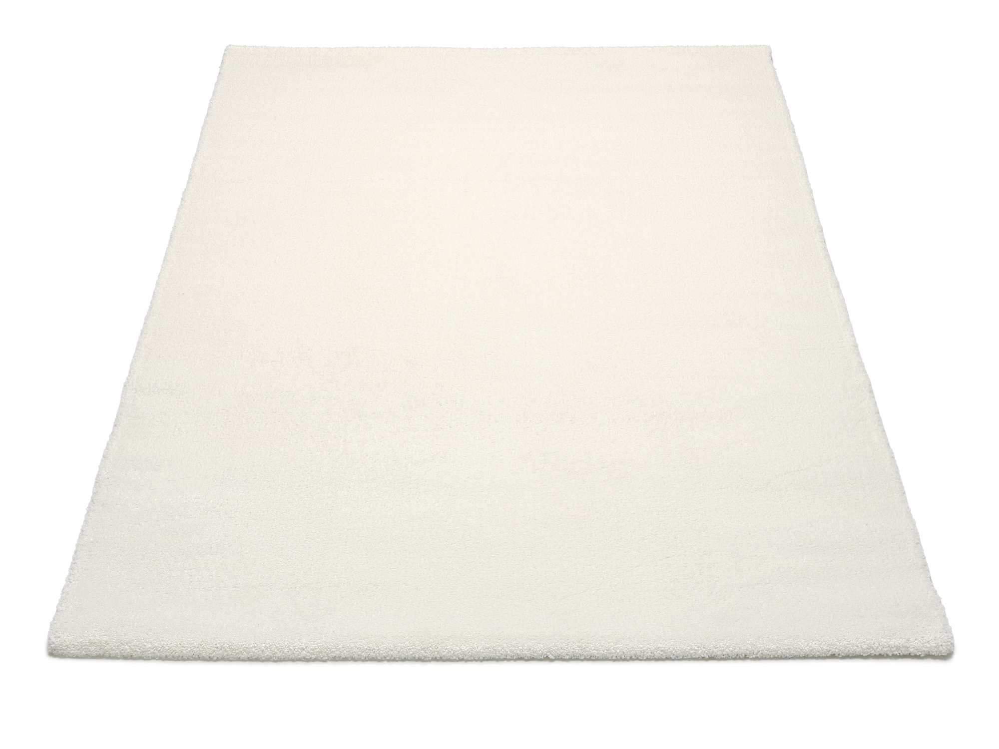 OCI Uni-Teppich PULSAR ca. 200x290cm in Farbe off-white, Teppich, Parkett-Shag, Kunststoff, Beige, Ränder glatt