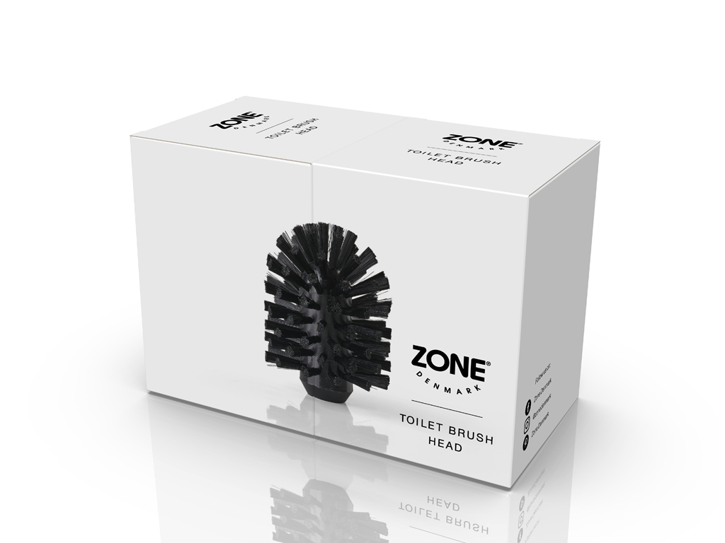 F&H Toilettenbürstenkopf UNIVERSAL in Farbe Schwarz