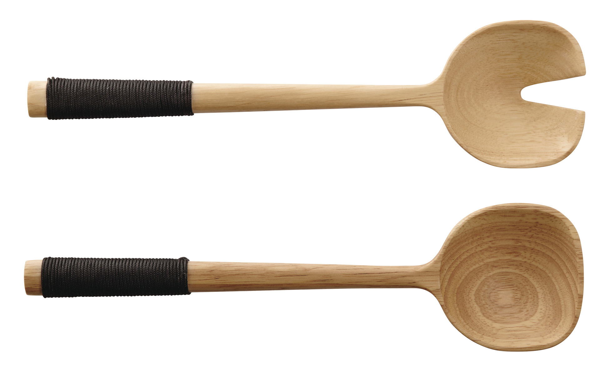 ASA Selection Salatbesteck Wood in Farbe braun
