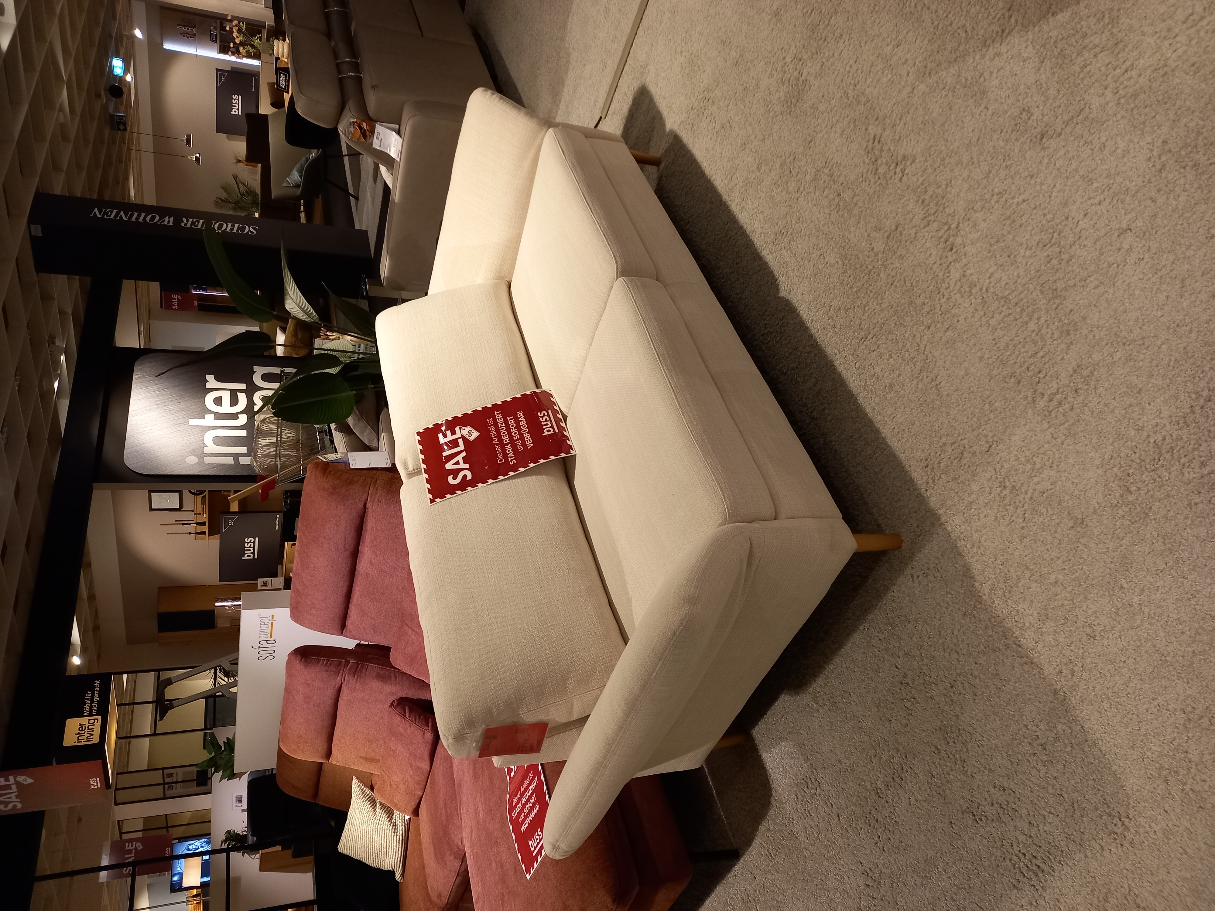 SCHÖNER WOHNEN-Kollektion Sofa TIMELESS in Stoff Picasso natur