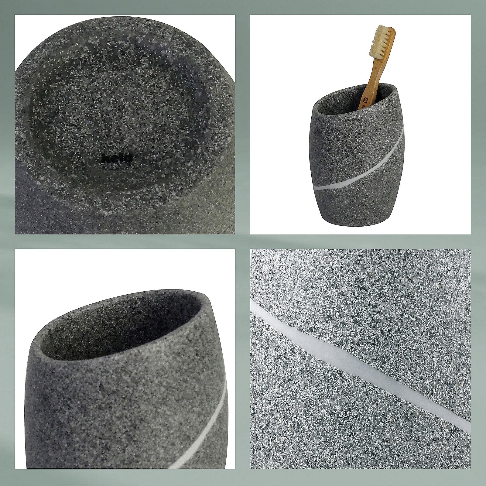 Kela Zahnbürstenhalter Talus grau TALUS in , Pinsel, Gerät, Werkzeug, Zahnbürste