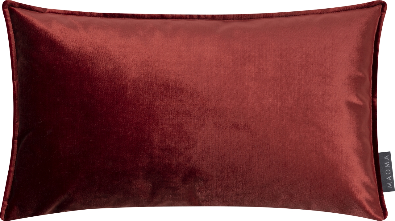 Magma Heimtex Kissenhülle SHINY ca. 30x50cm in Farbe marsala