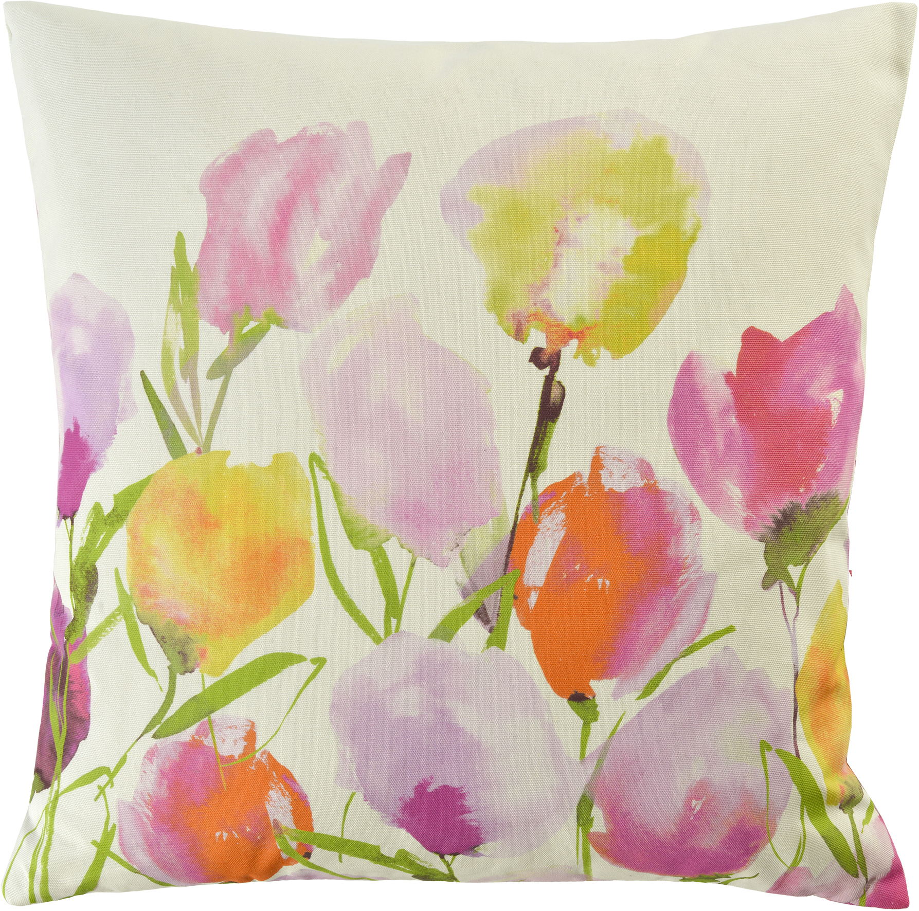 Sander Kissenhülle BIG FRESH TULIPS ca. 50 x 50cm in Farbe original, Kissen, Dekoration für Zuhause, Pflanze, Rose