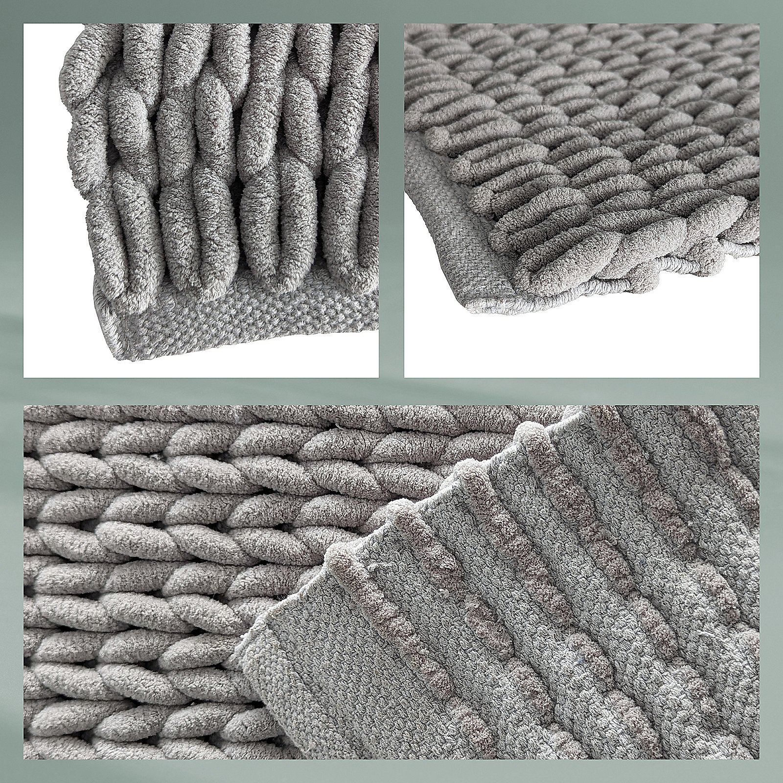 Kela Badematte MARIE in Farbe Hellgrau Kela Badematte MARIE in Hellgrau, Dekoration für Zuhause, Teppich