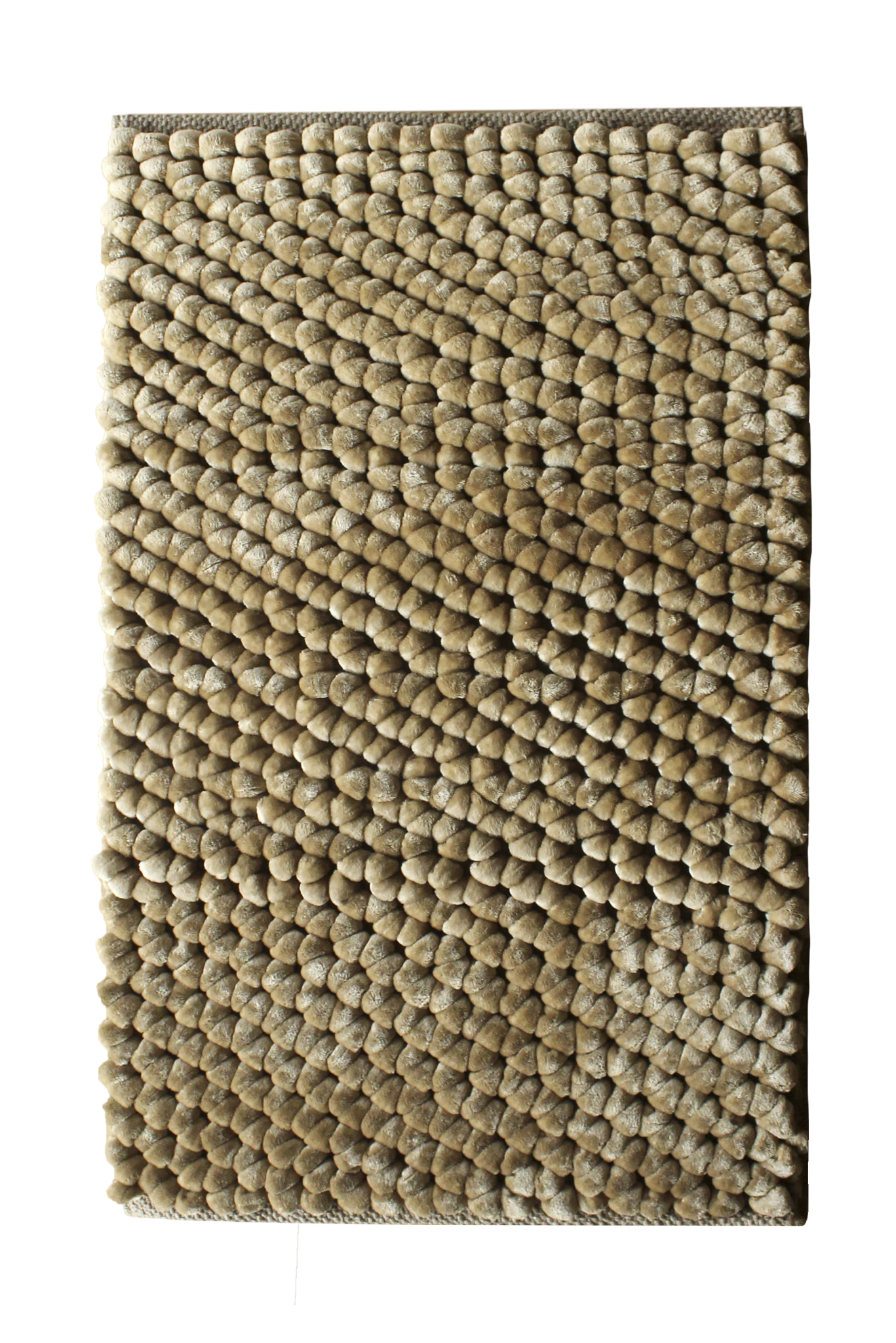 Badematte Lusso 60x100cm in Real Taupe Badematte Lusso 60x100cm in Real Taupe, Teppich, Kork-Optik, Struktur, Beige, Raumdekoration