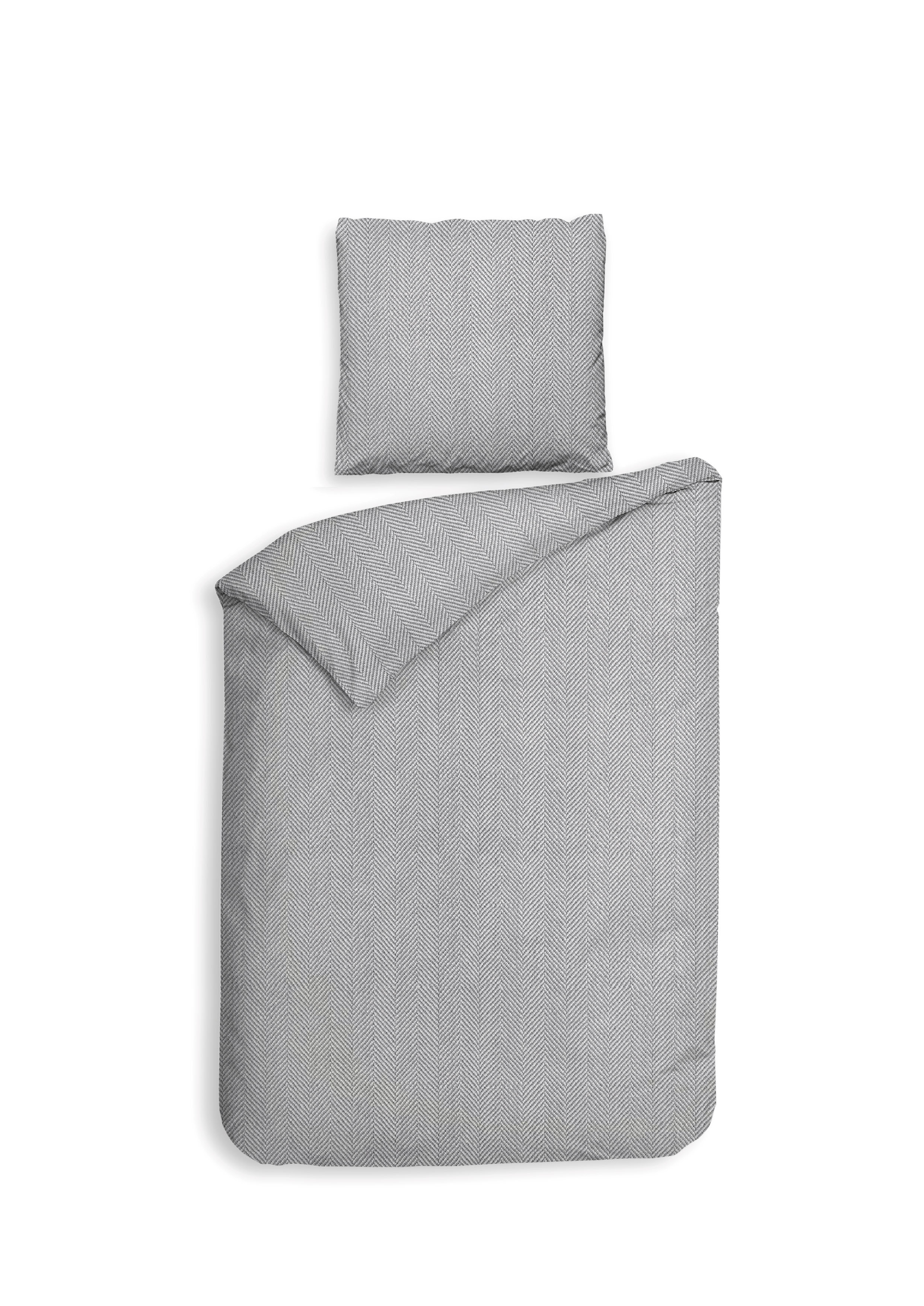 Heckettlane Bettwäsche ca. 135x200cm in Farbe Light-Grey