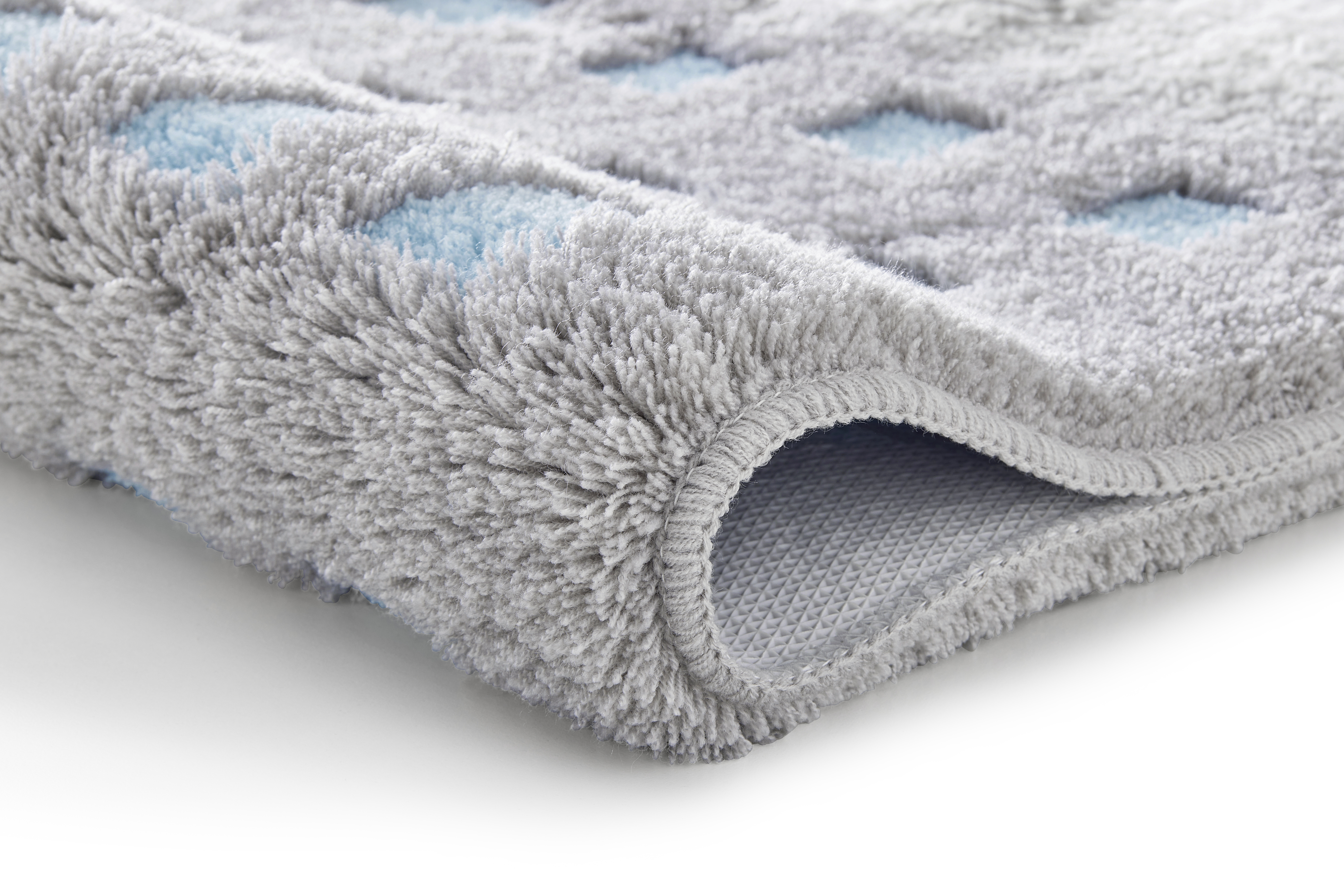 Kleine Wolke Badteppich BOXES ca. 80x140cm in Farbe Opal