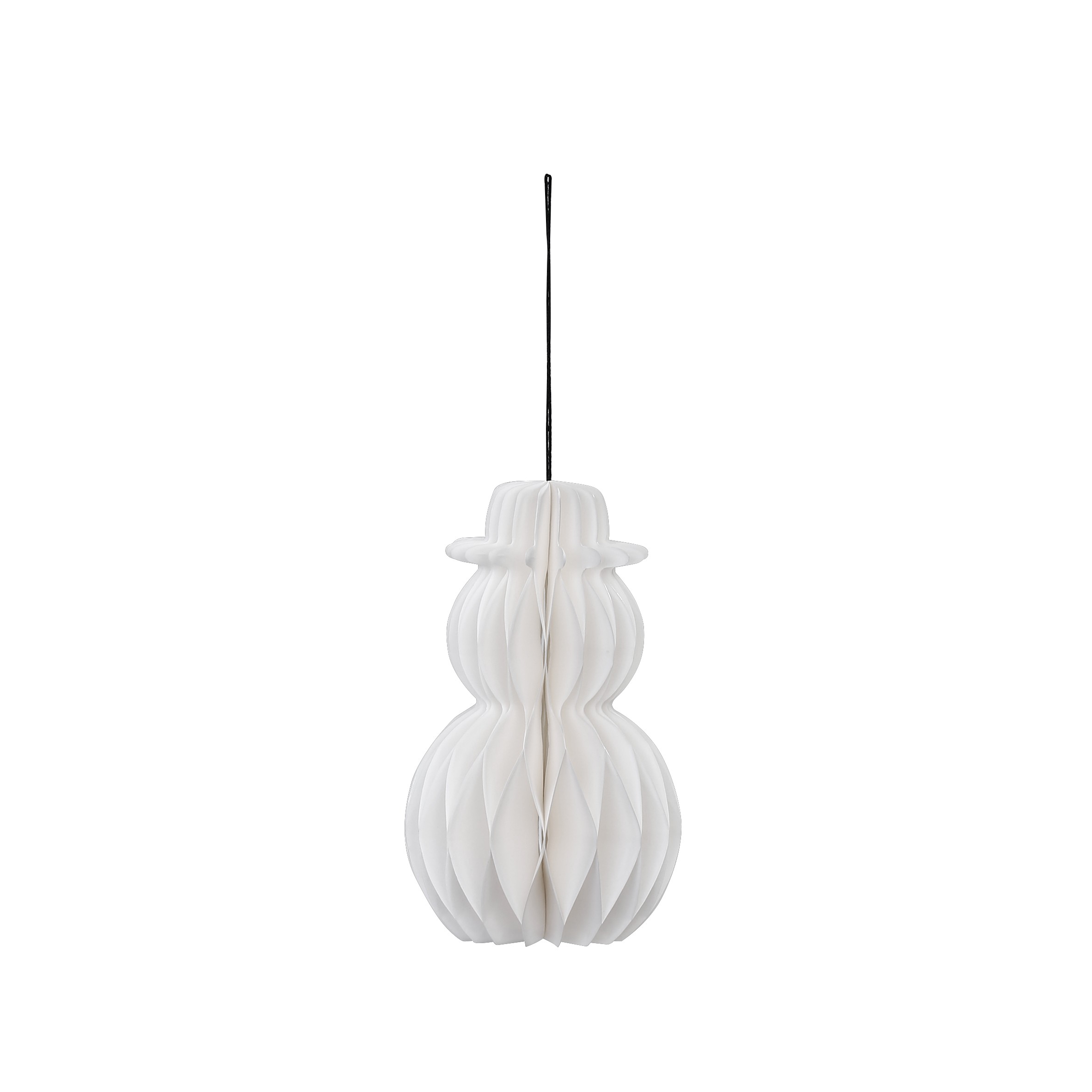 Schneemann 15 cm weiß in Farbe Weiß (), Lampe, Licht, Leuchter