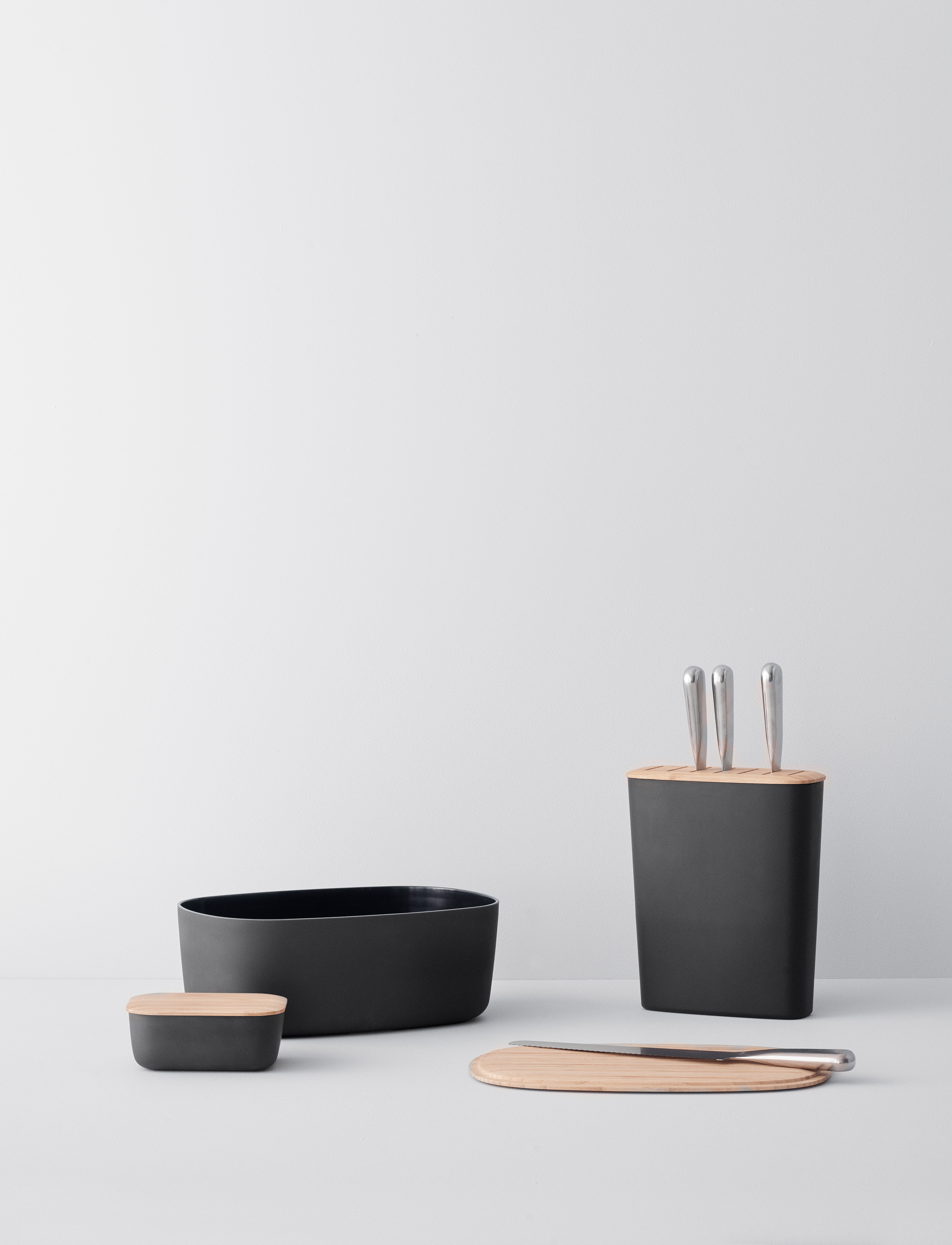Stelton BOX-IT Butterdose black BOX-IT in Farbe schwarz, Besteck, Gabel