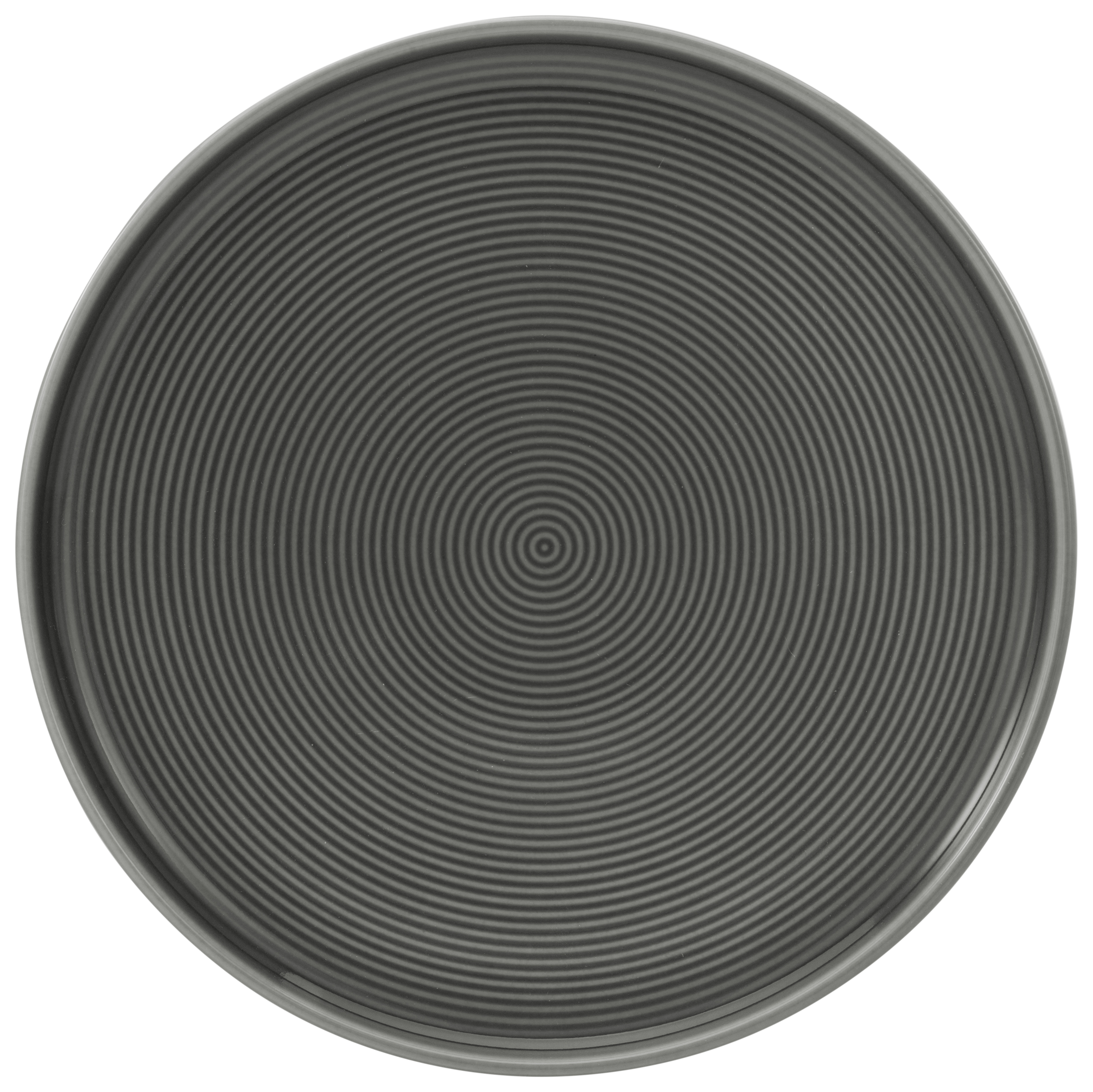 CreaTable Speiseteller Session in Farbe Grau glänzend