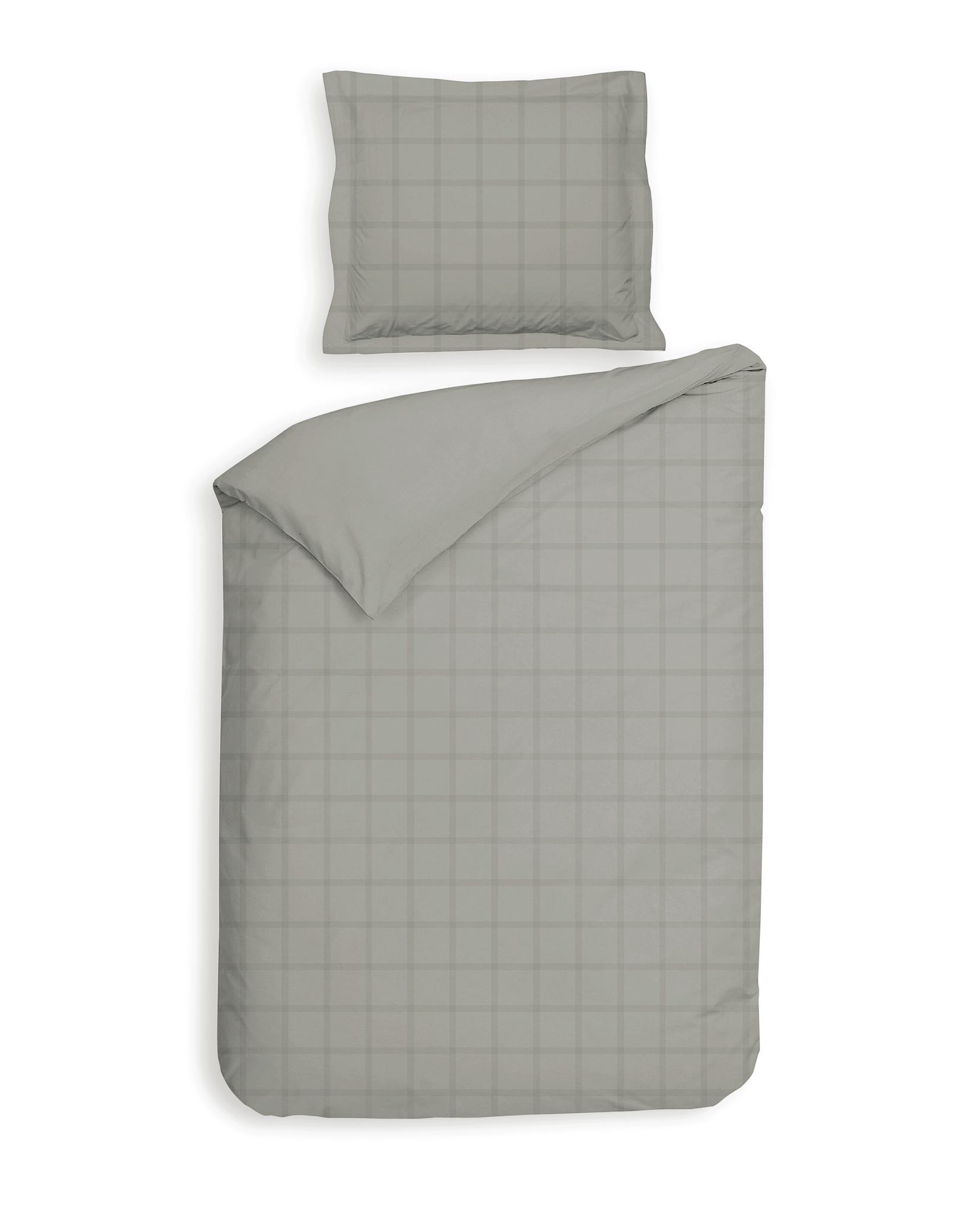 Bettwäsche DIAMANTE ca. 135x200cm in Farbe Cloud Grey