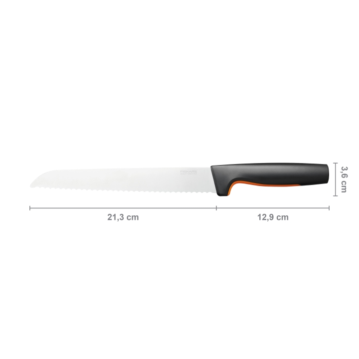 Fiskars Brotmesser FUNCTIONAL FORM 41cm in Farbe Black/Orange Fiskars Brotmesser FUNCTIONAL FORM 41cm in Farbe Black/Orange