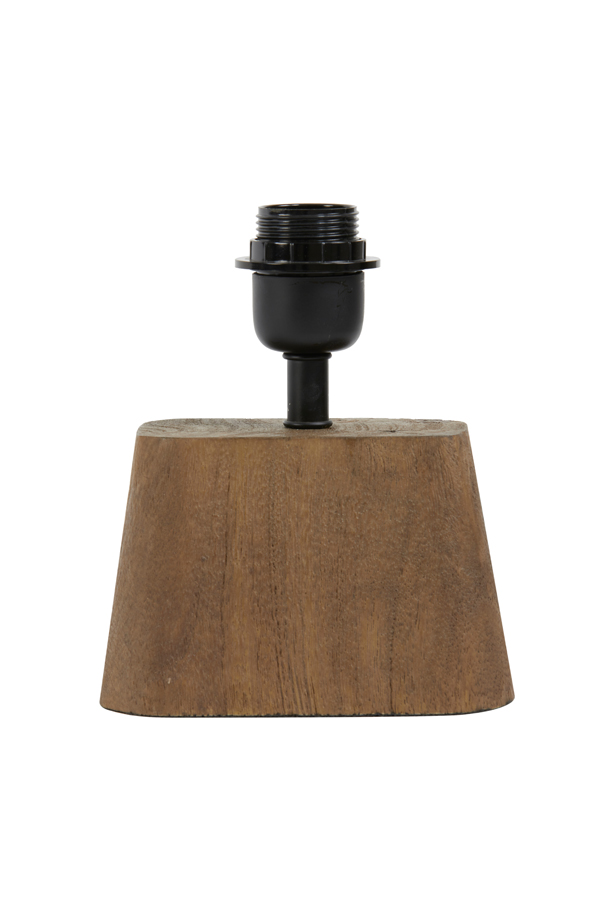 Lampenfuß KARDAN in Holz matt braun