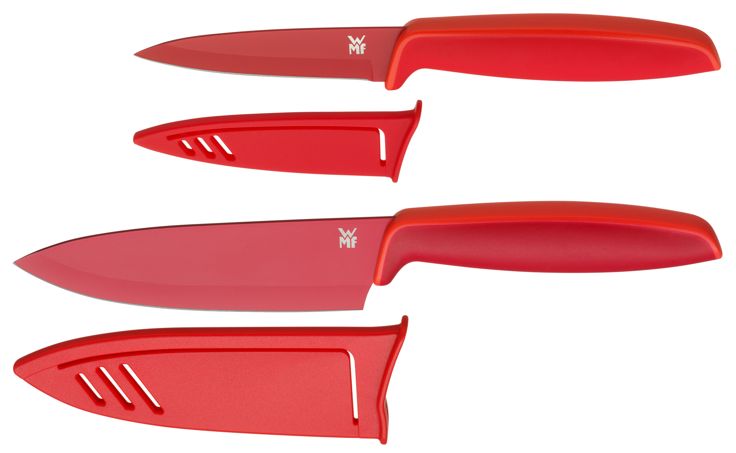 WMF Touch Messer-Set, 2-teilig, Rot in rot