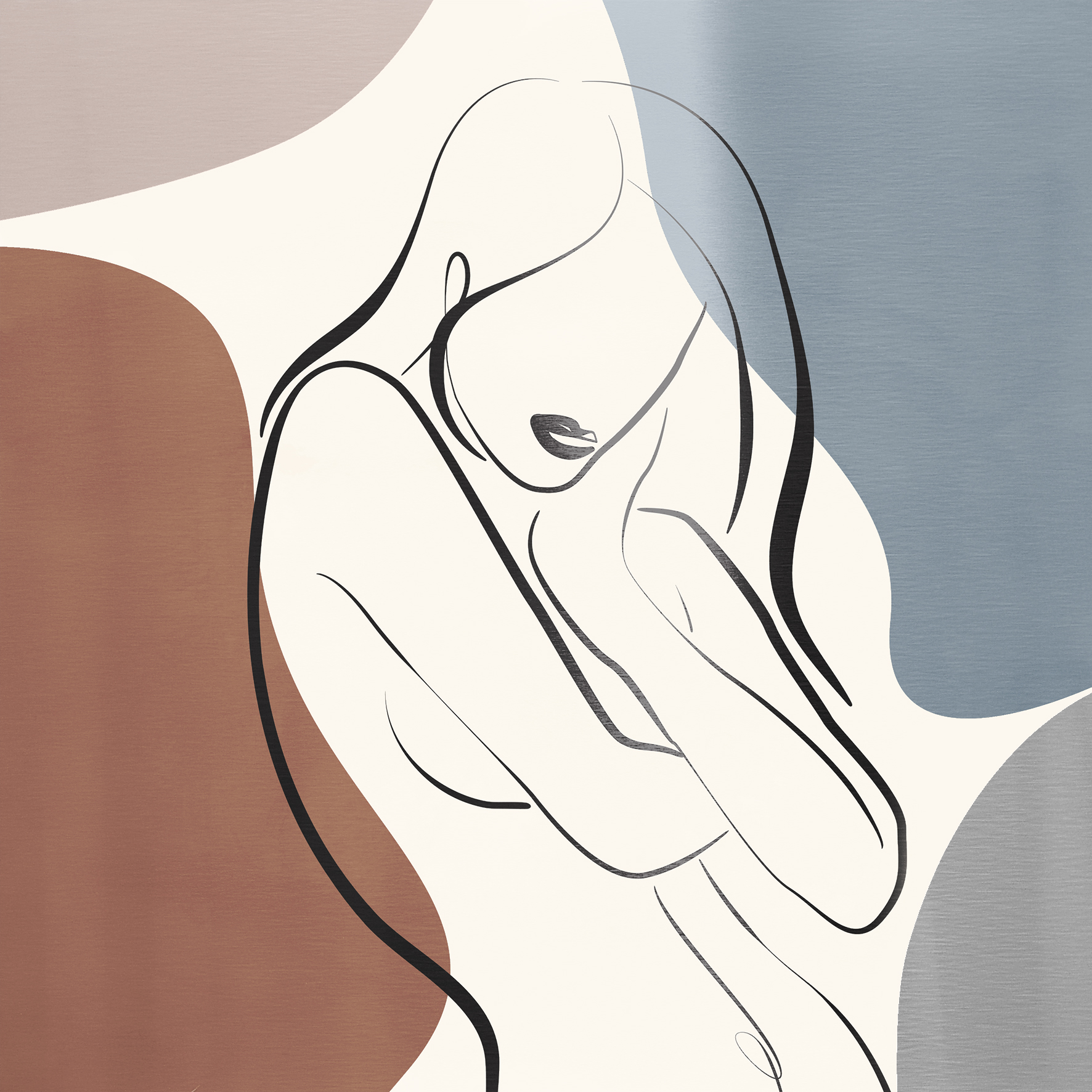 ProArt Alu-Art 50x50cm Line Art Woman VII ProArt Alu-Art 50x50cm Line Art Woman VII