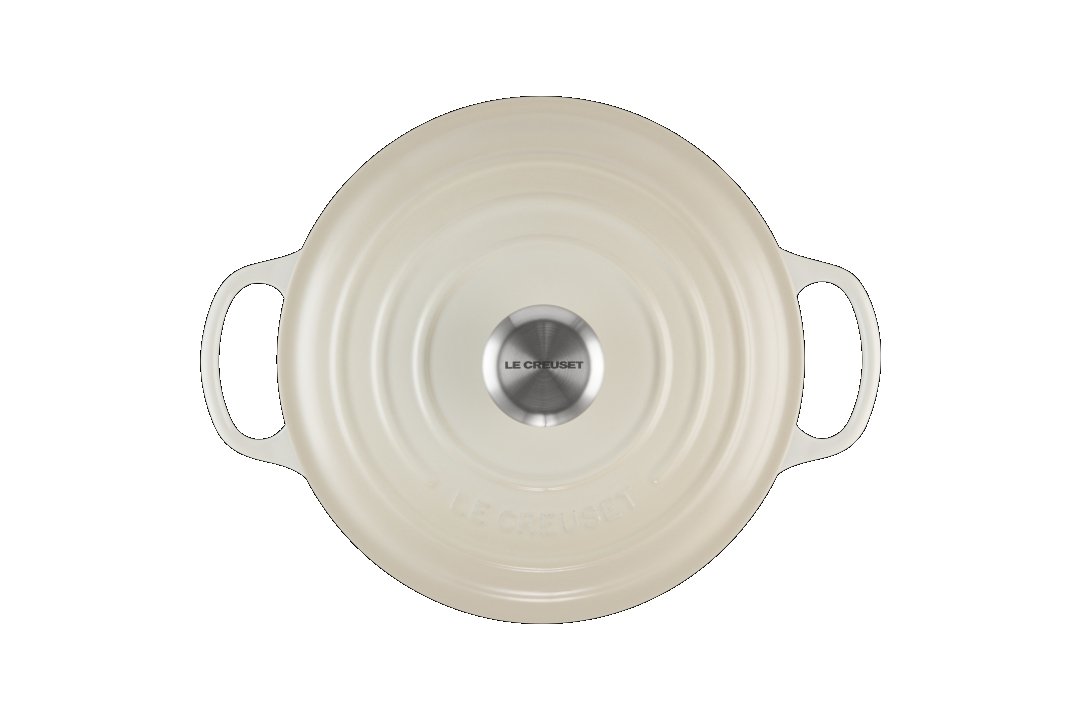 Le Creuset Bräter Ø ca. 24cm Meringue Rund