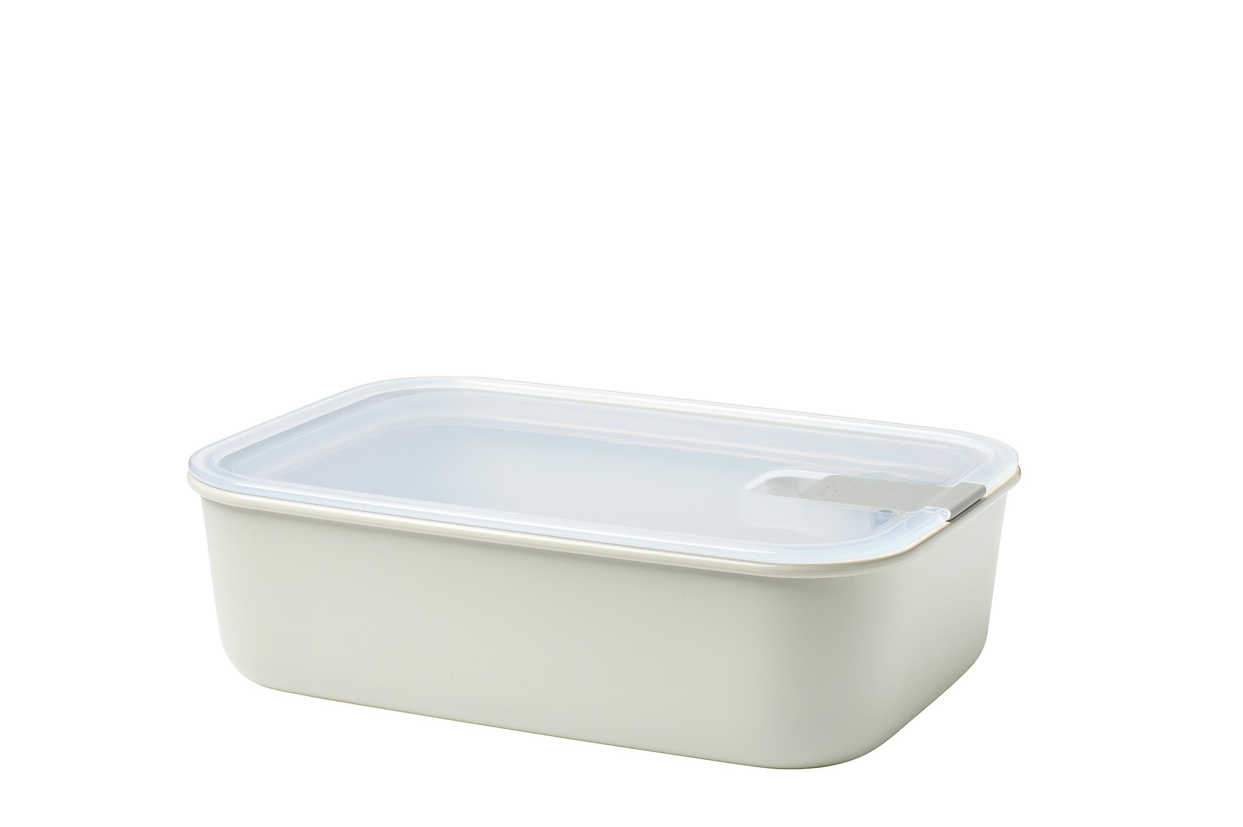 Mepal Frischhaltedose Easyclip1500ml EASYCLIP ca. B23,8 H7 T16,7 cm in Nordic White Mepal Frischhaltedose Easyclip1500ml EASYCLIP ca. B23,8 H7 T16,7 cm in Nordic White, Aufbewahrungsbox, Lagerbox, Kunststoffbehälter, mit Deckel, transparent