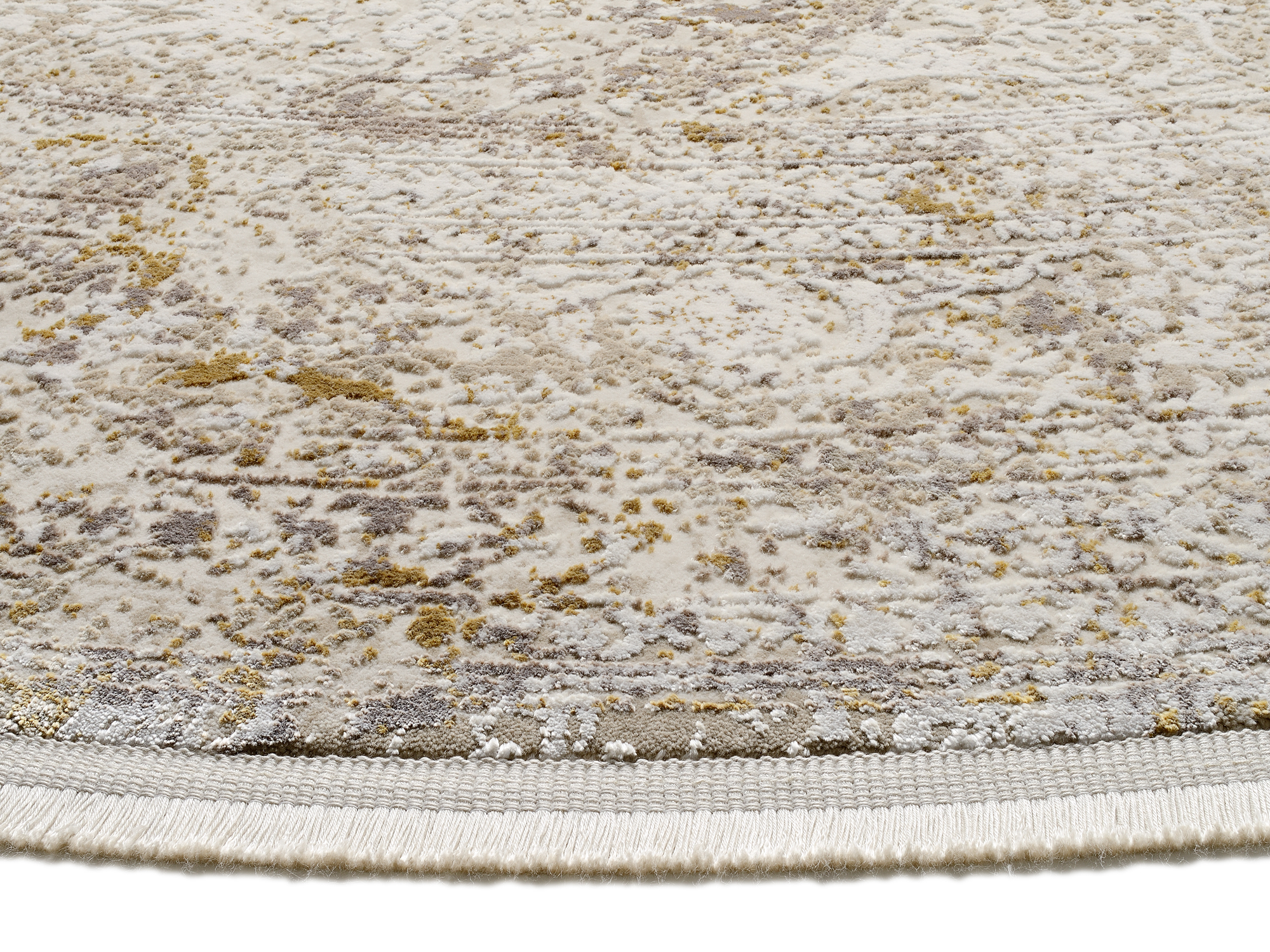 OCI Webteppich Ø ca. 160cm in Farbe beige-gold OCI Webteppich Ø ca. 160cm in Farbe beige-gold