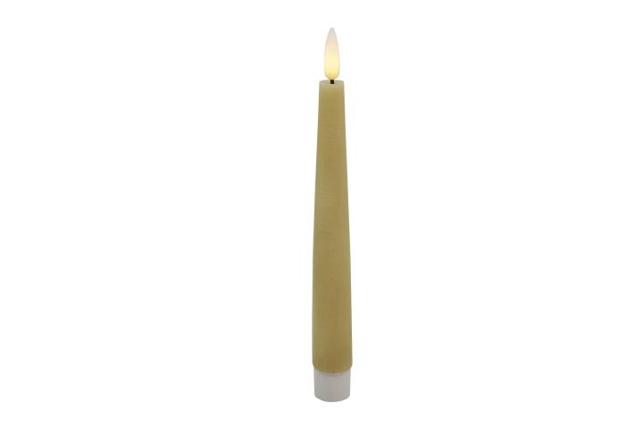 LED-Dinnerkerze 2er-Set Basic2 LED DINNERKERZE in Gelb L.C. Wholsaler LED Dinnerkerze 2er Set Basic LED Dinnerkerze in