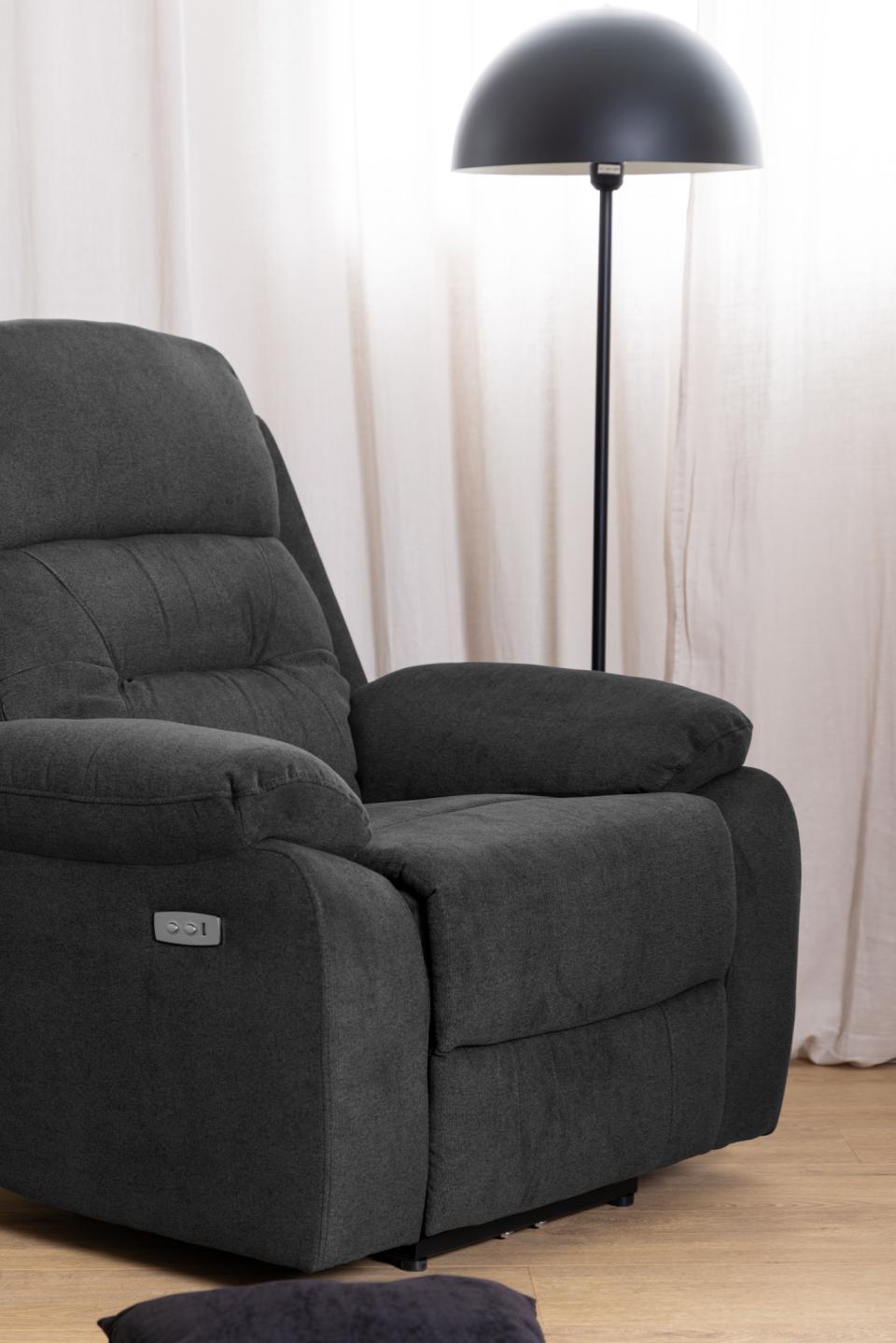 Actona Funktionssessel VANSBRO 92x96x98 in Stoff enjoy 24 dunkelgrau