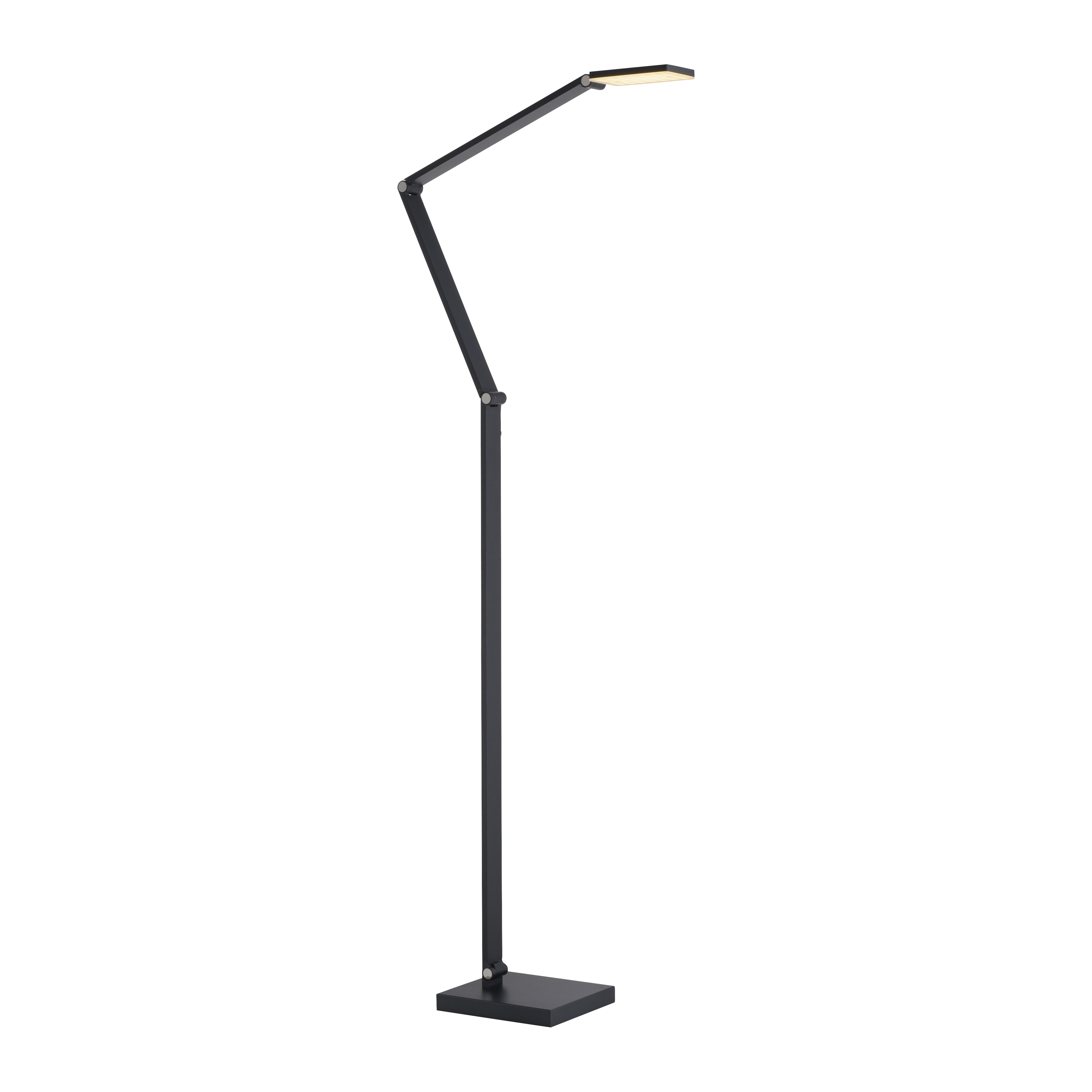 Paul Neuhaus LED-Stehleuchte SAMSKY 1-flammig in Farbe grau, Stehlampe, Tischlampe, LED-Lampe, Schwarz, Adjustable
