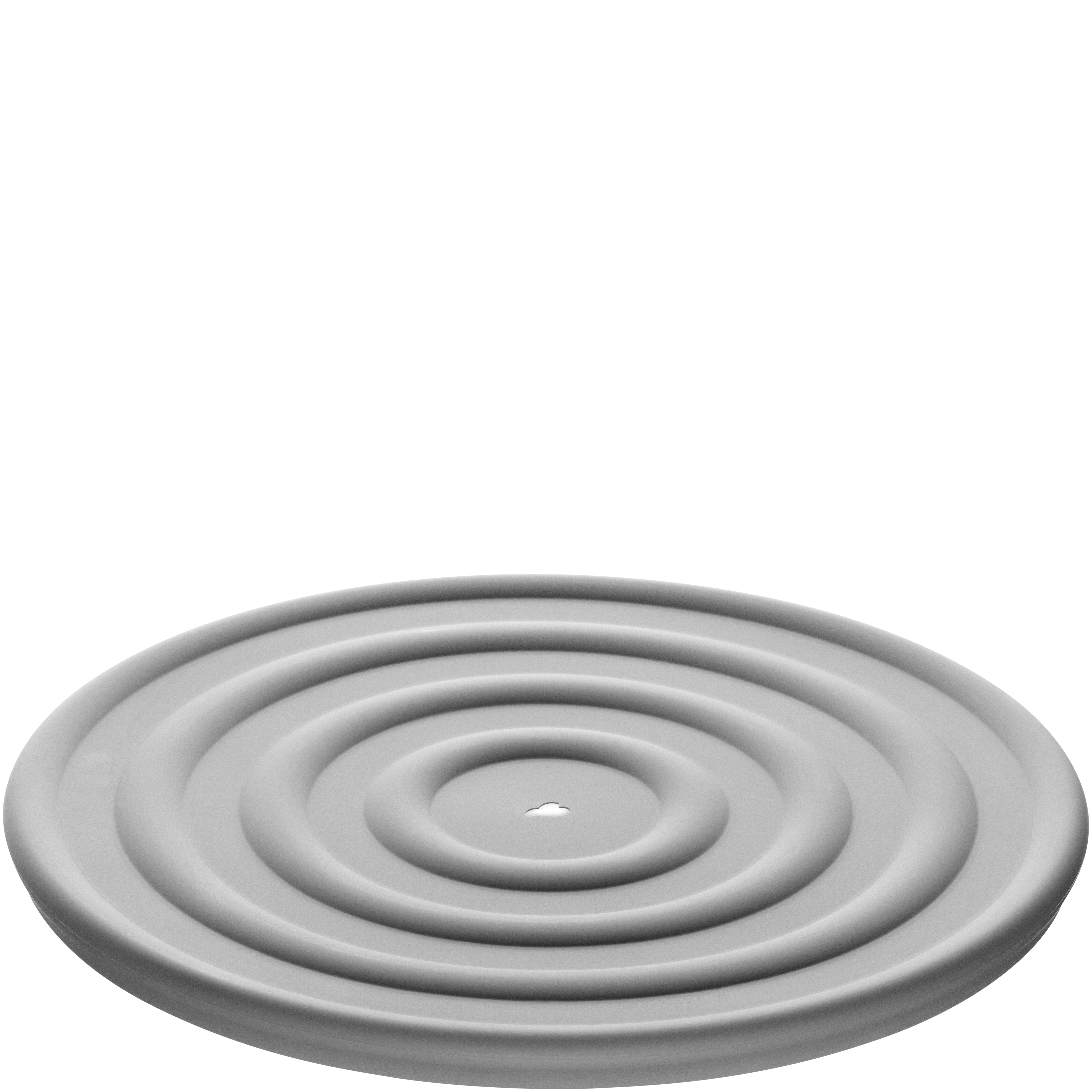 LEONARDO Silikondeckel Cucina 28cm in Farbe grau, Natur, Draußen, Welligkeit, Wasser, Toilette