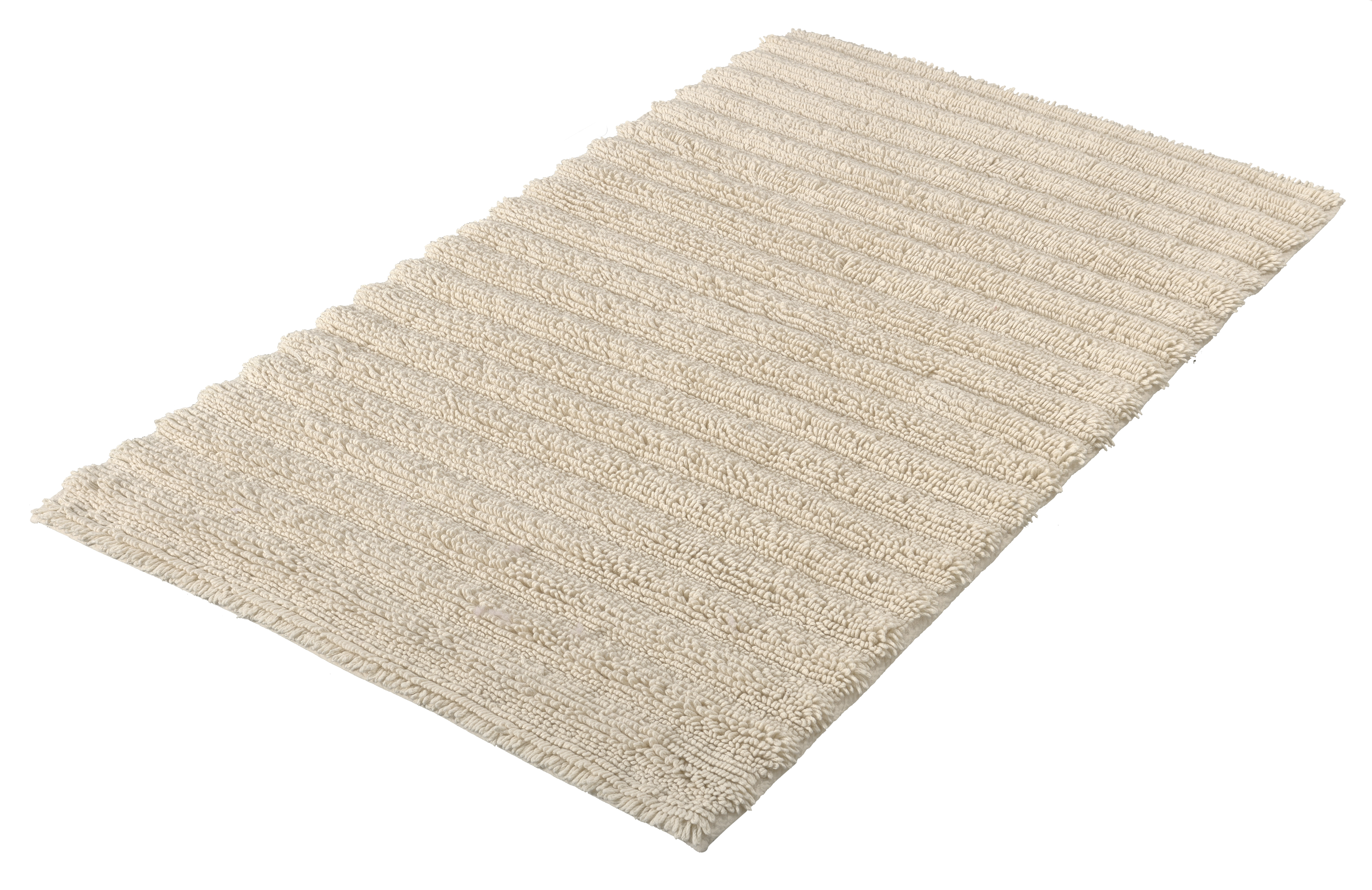 Kleine Wolke Badteppich YARA ca. 70x120cm in Farbe Natur, Badematte, Teppich, Schlingen, Kuschelig, Beige