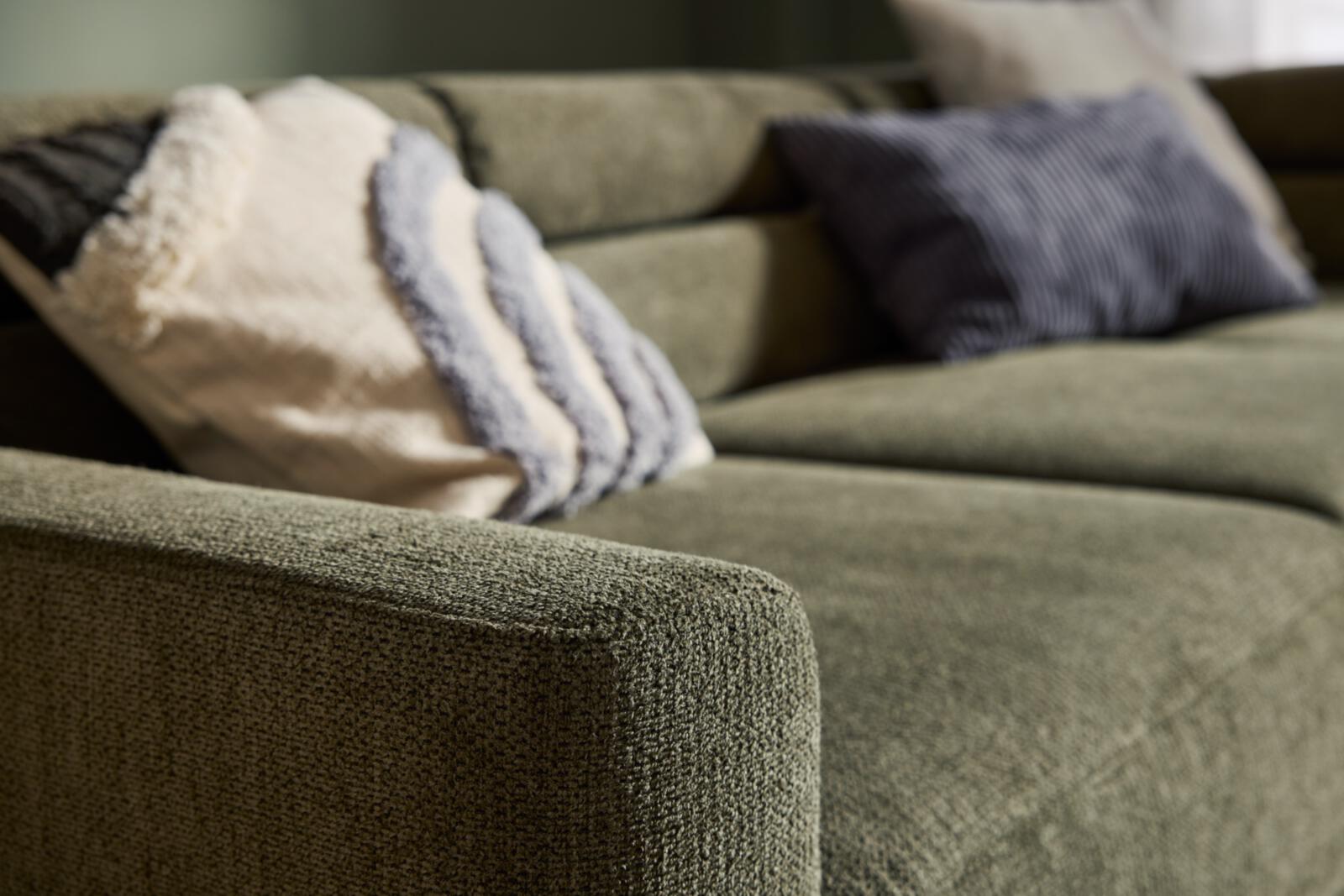 Roomio Polsterecke NO. 4106 ca. 267x219cm in Stoff Famous turtle, Sofa, Couch, Kissen, Polster, Textur