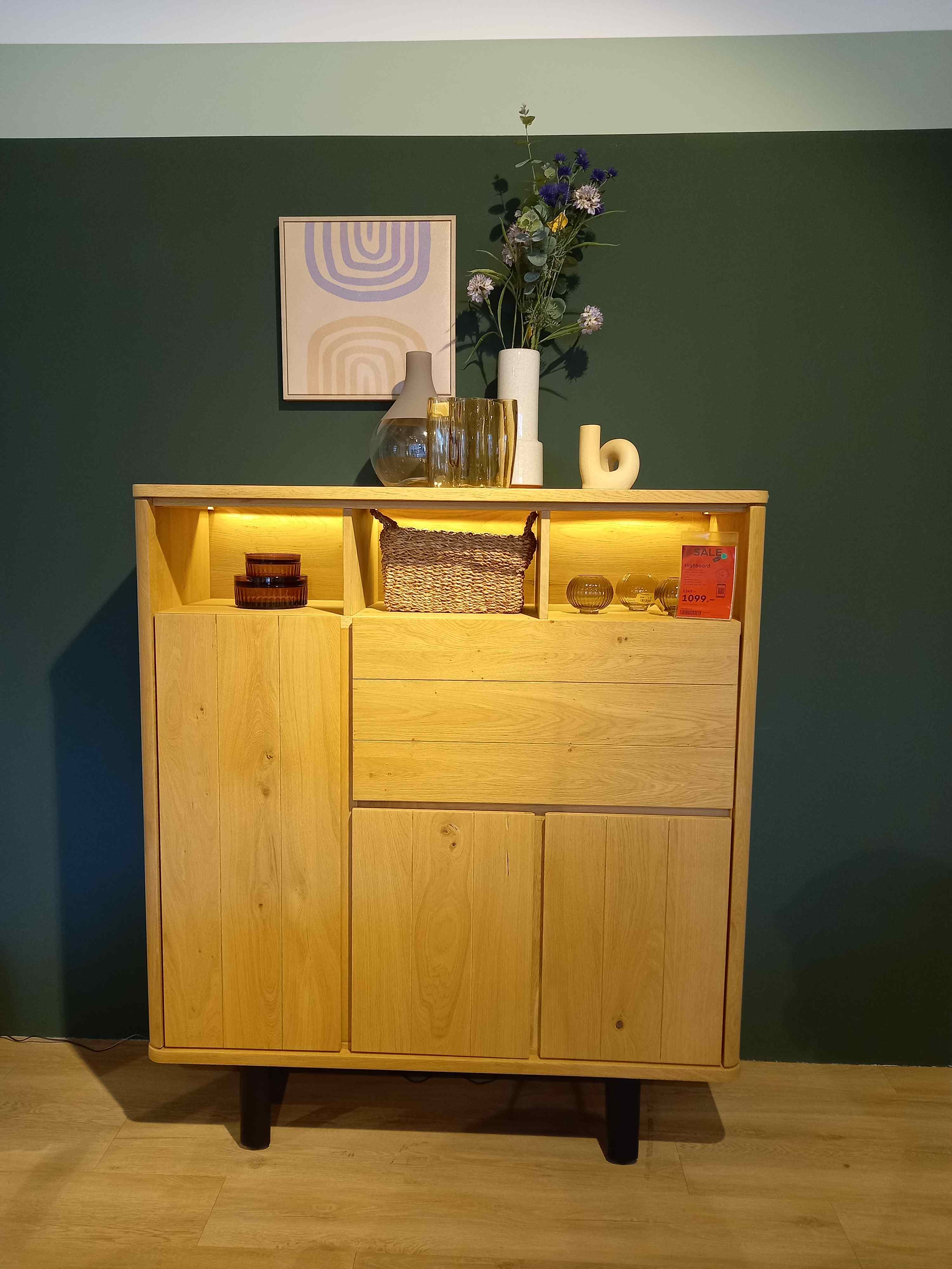 Henders & Hazel Highboard HOMESTEAD 46262-NAT