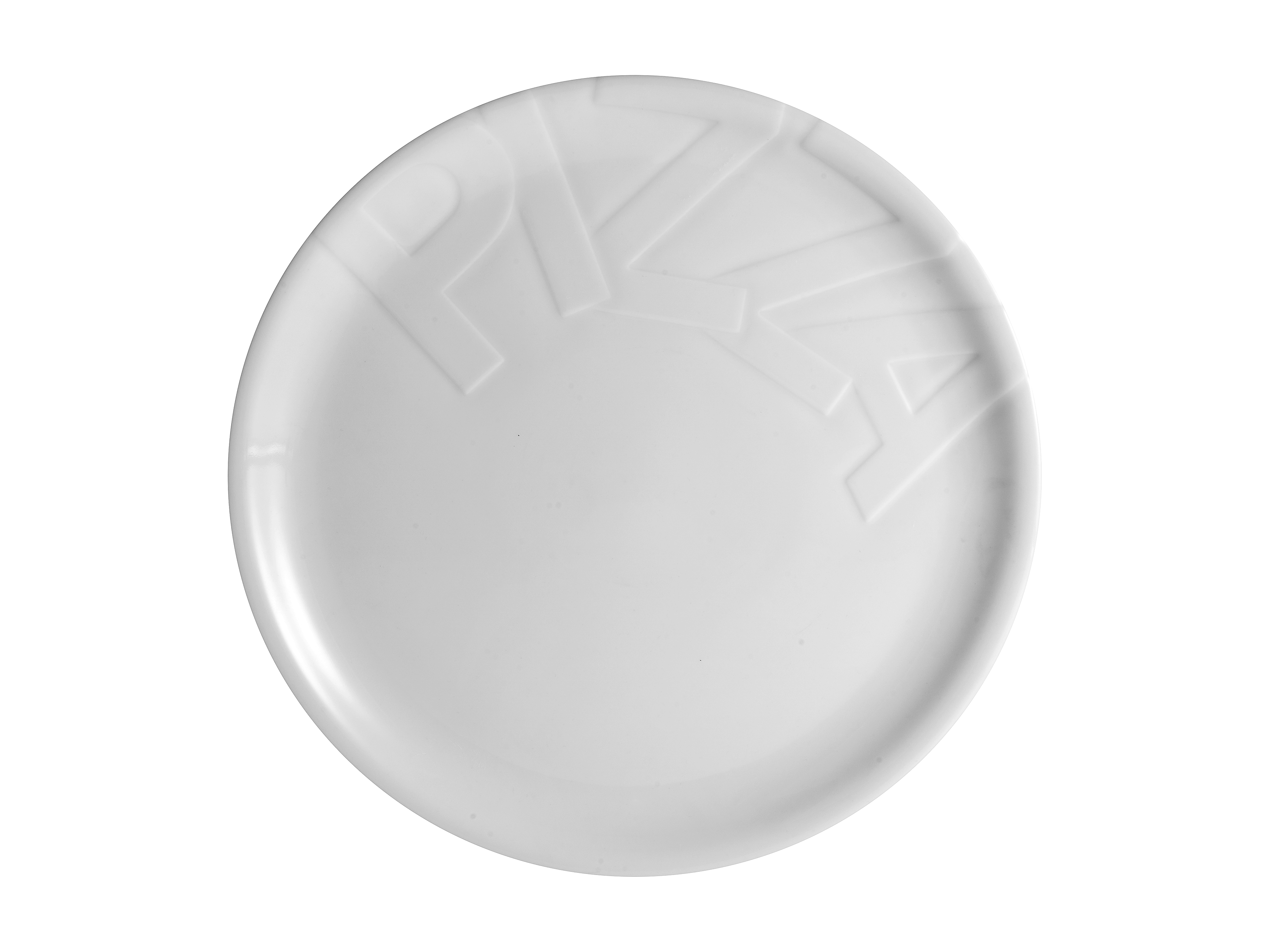 CreaTable Pizzateller Gourmet in Farbe Weiß glänzend, Porzellan, Töpferei, Teller, Mahlzeit, Untertasse