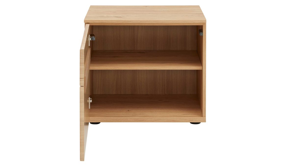 Interliving Wohnkombination IL 2031 in Dekor/Front Risseiche/ Regal grau matt Interliving Wohnkombination IL 2031 in Farbe Dekor/Front Risseiche/grau matt, Holz, Kabinett, Mobiliar, Schrank