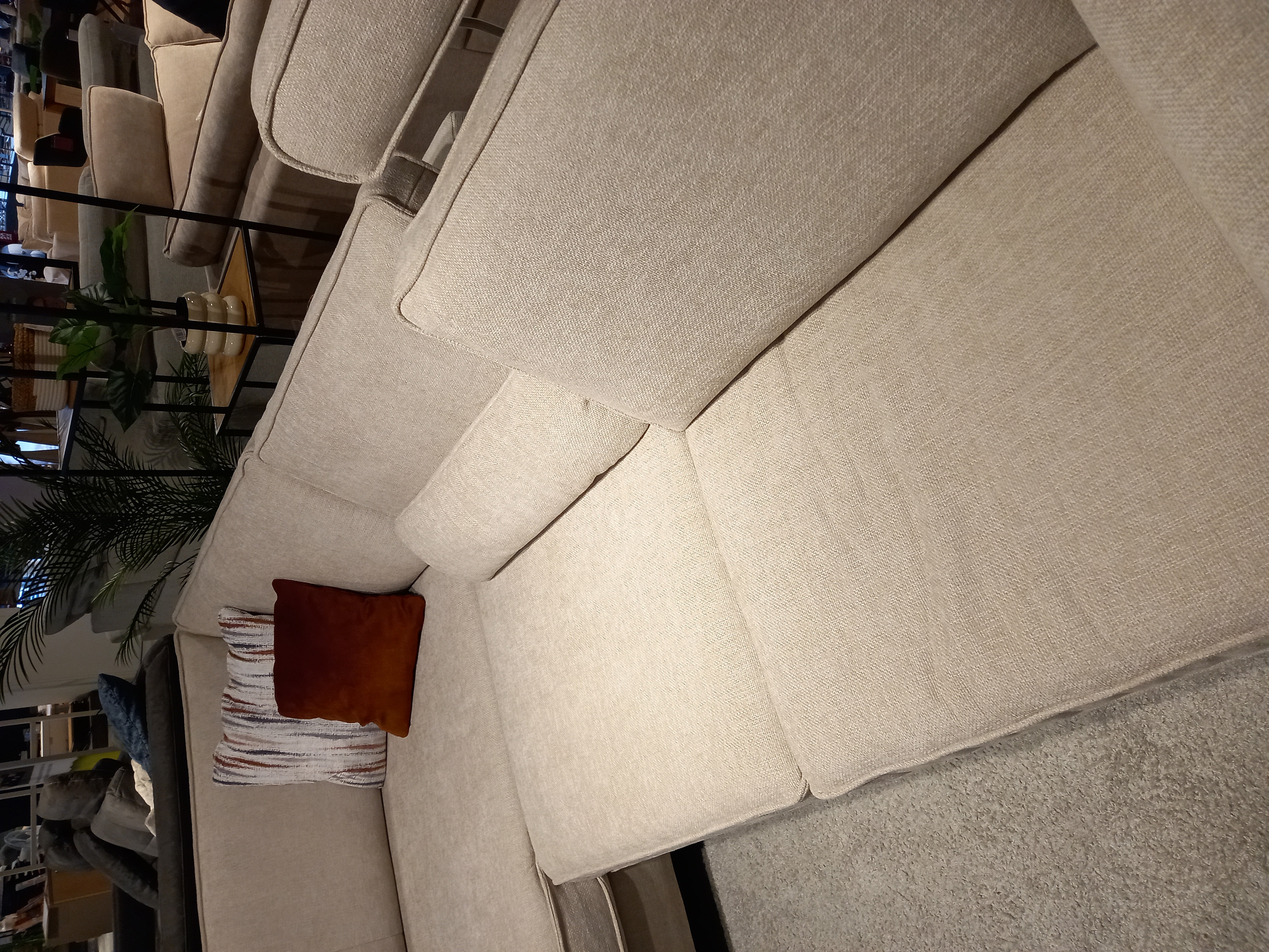 Polsterecke MM-MP1201 in Stoff Harry natur Pg.02