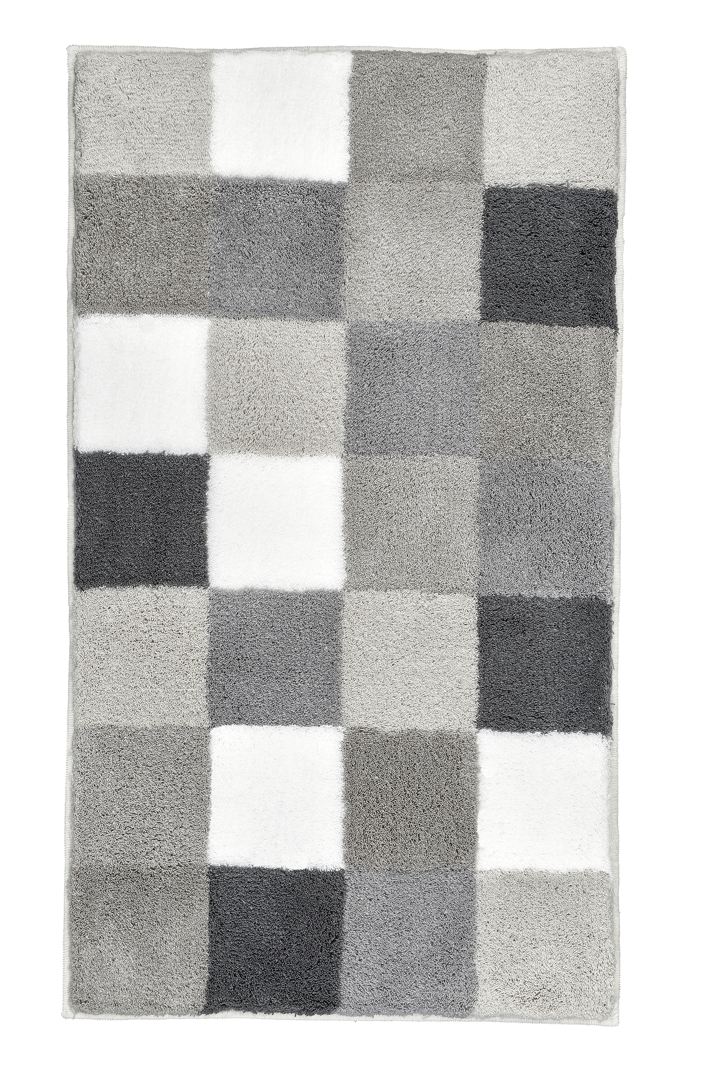 Kleine Wolke Badteppich CARO ca. 60x105cm in Farbe Flanell